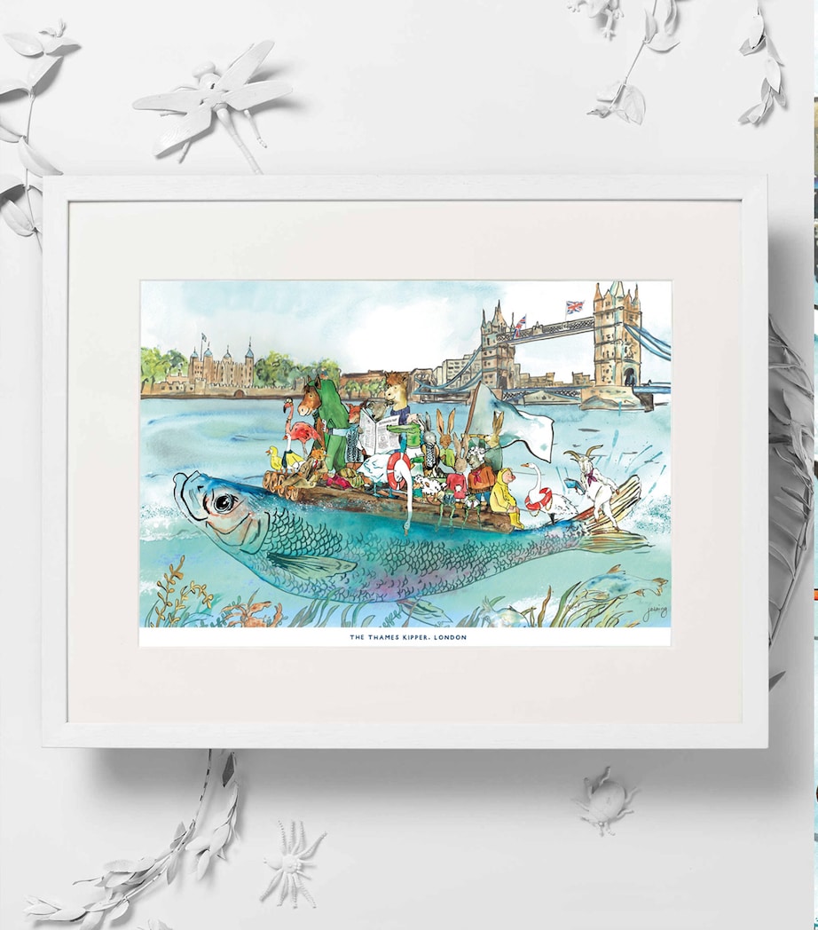 Thames Kipper Print (42cm x 59cm) MULTI Image 2