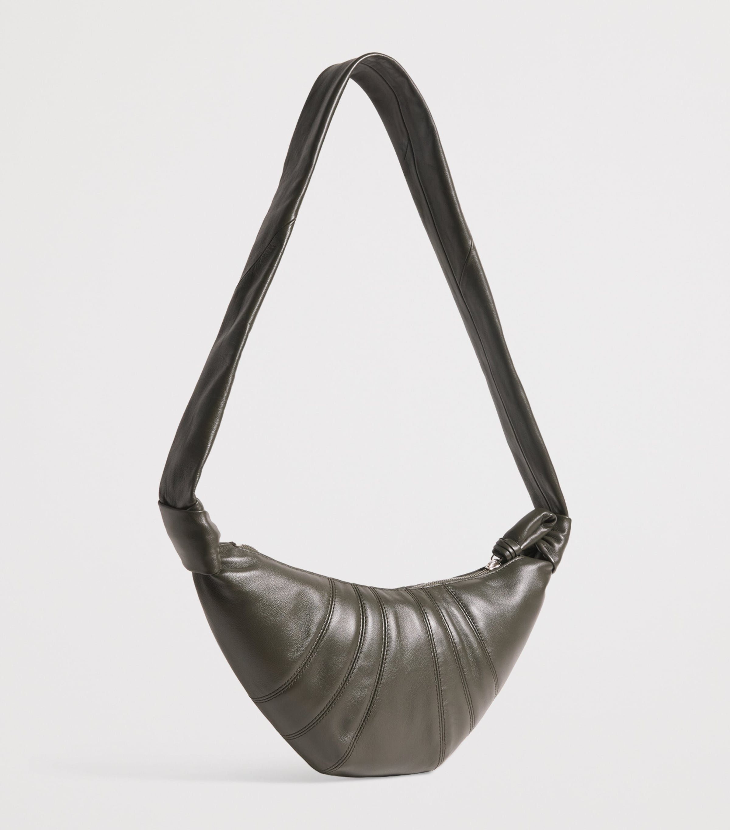 Small Nappa Leather Croissant Bag SHERWOOD Image 3