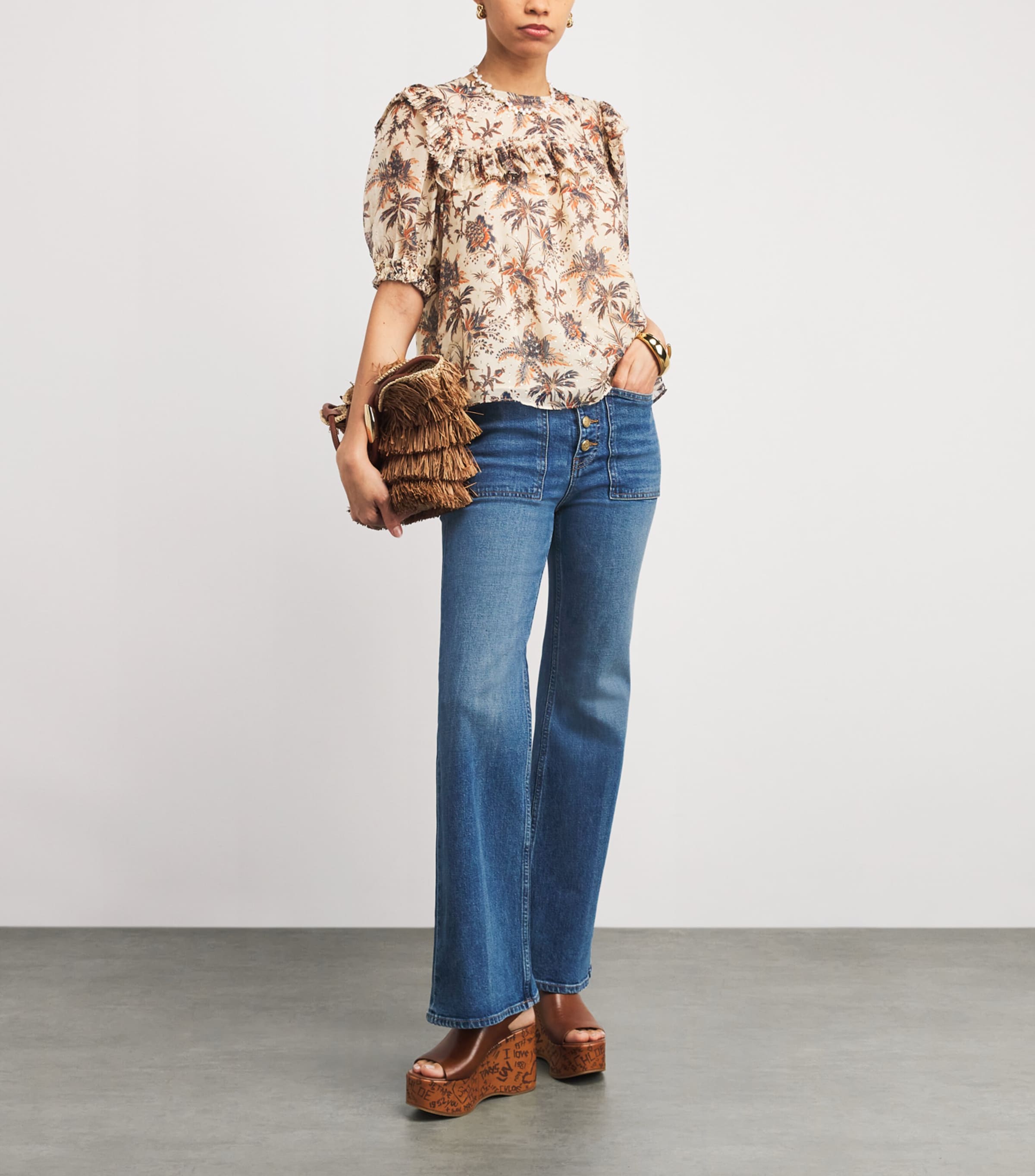 The Lou High-Rise Flared Jeans DANUBE Image 2