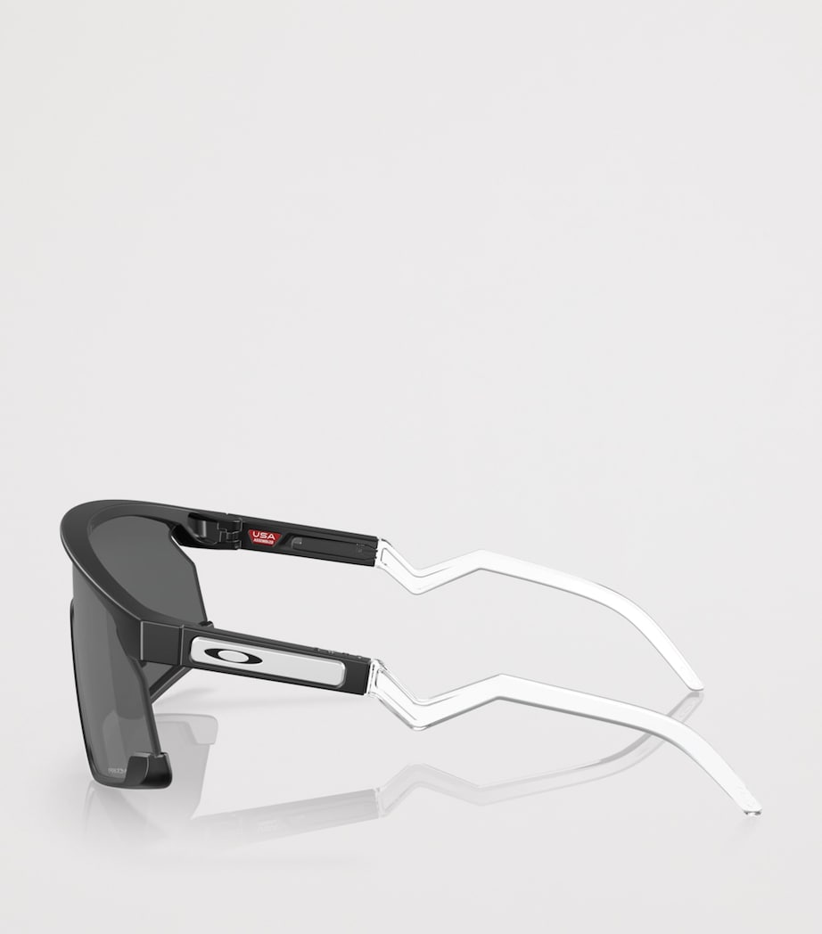 Oakley BXTR Shield Sunglasses Black Image 3