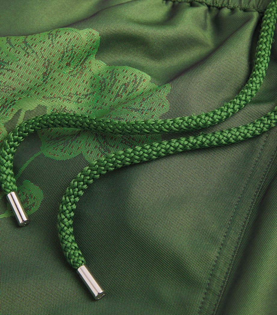 Floral Rio Swim Shorts 882 DK PARAKEET GRN Image 5