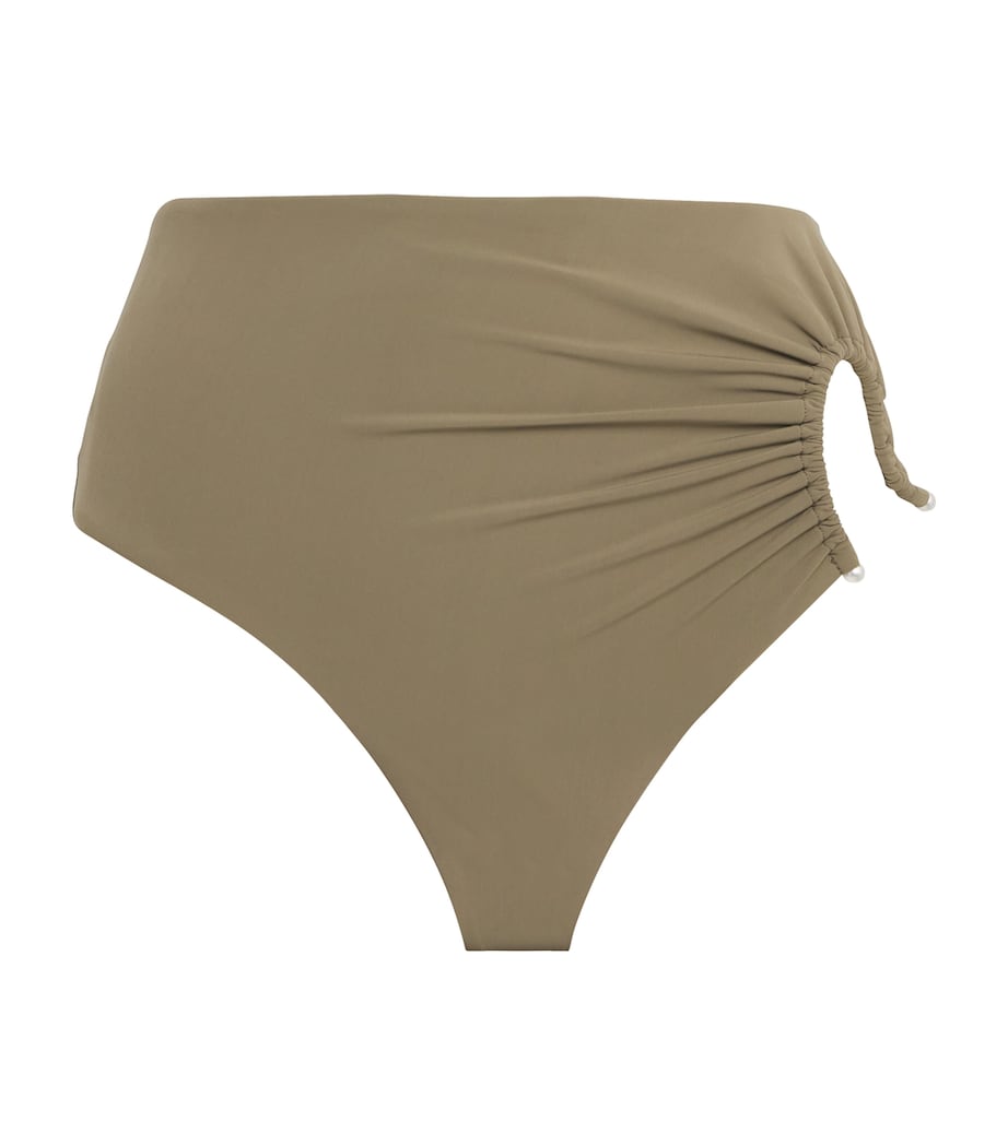 High-Rise Crescent Bikini Briefs EUCALYPT Image 1