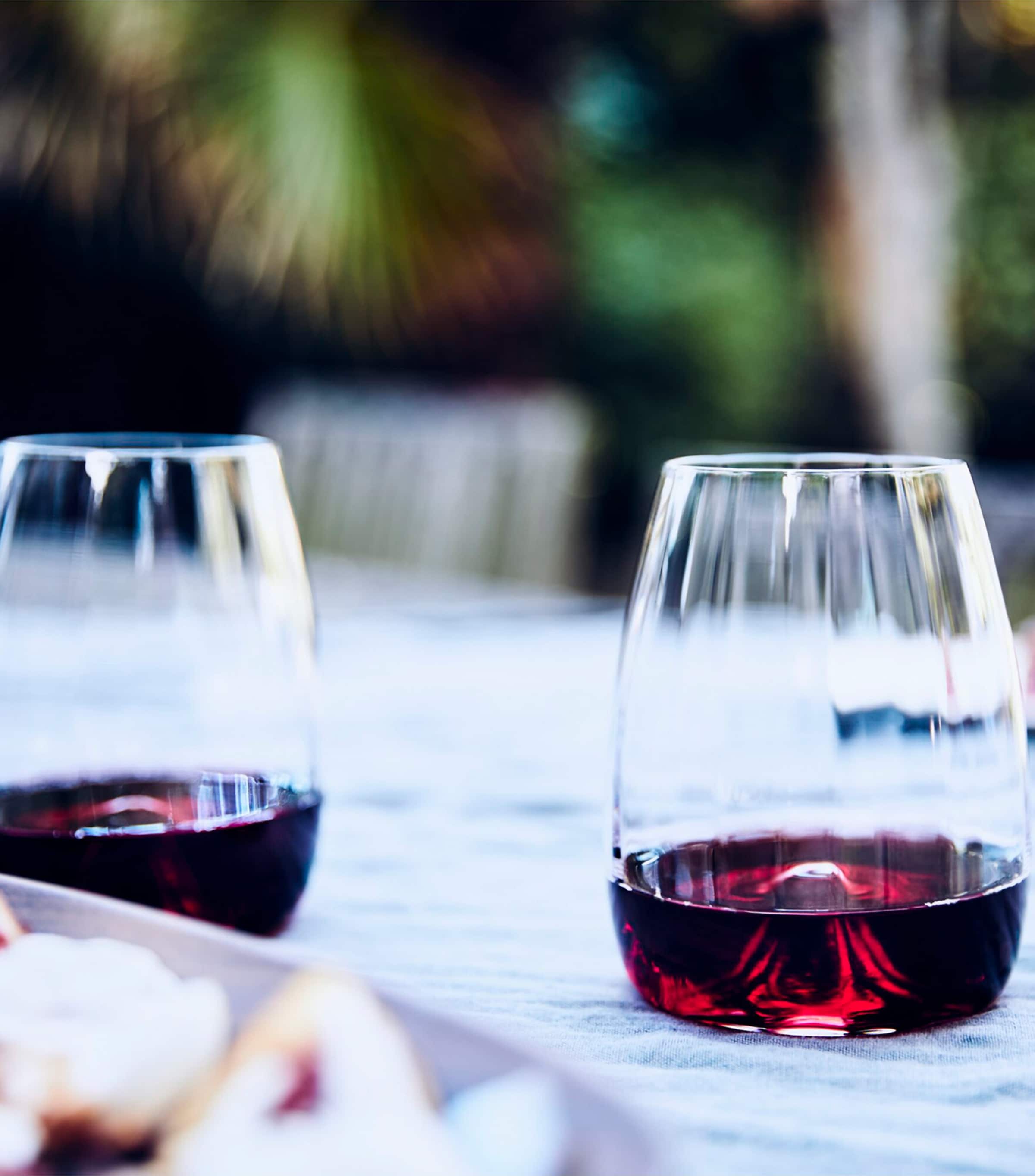 Set of 2 Elegance Optic Stemless Wine Glasses (520ml) CLEAR Image 2