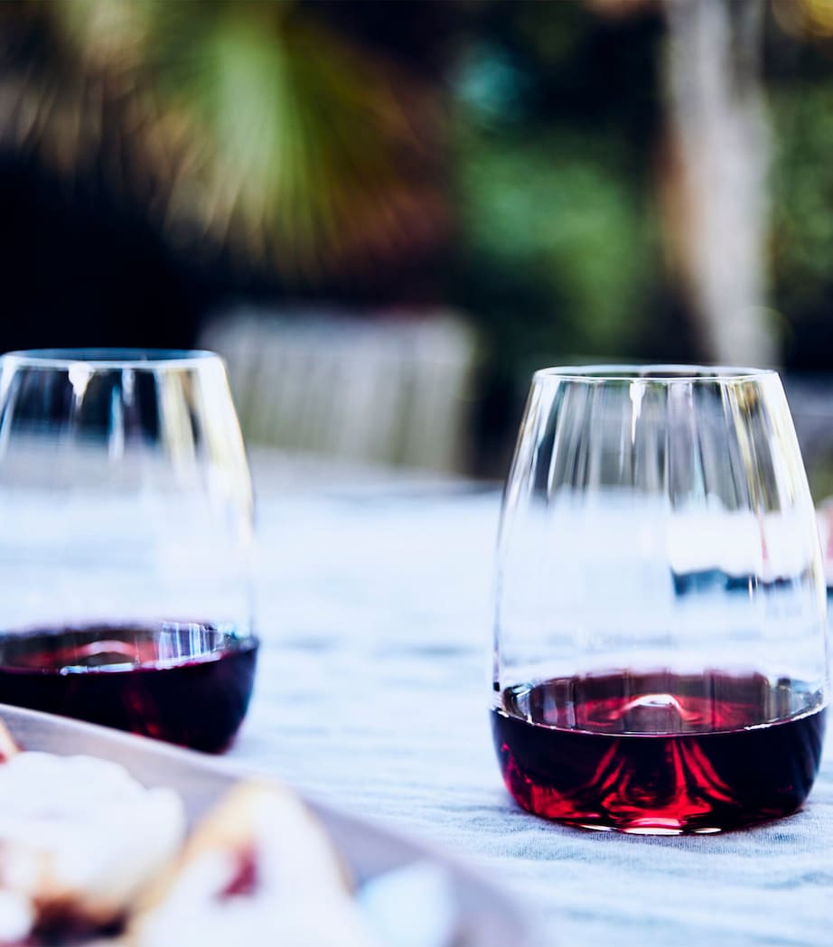 Set of 2 Elegance Optic Stemless Wine Glasses (520ml) CLEAR Image 2