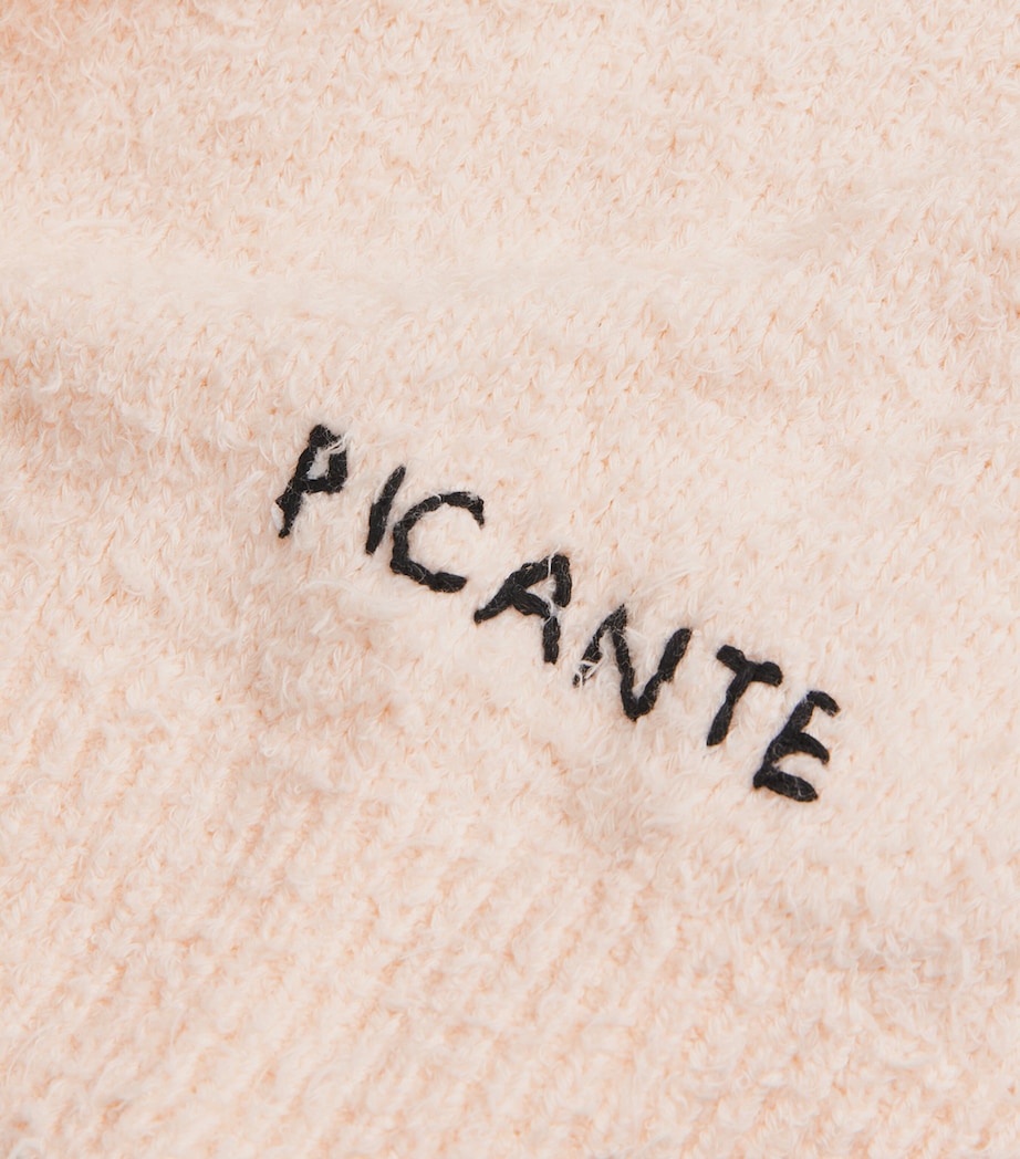 Cotton-Blend Shaggy Polo Shirt IVORY Image 5