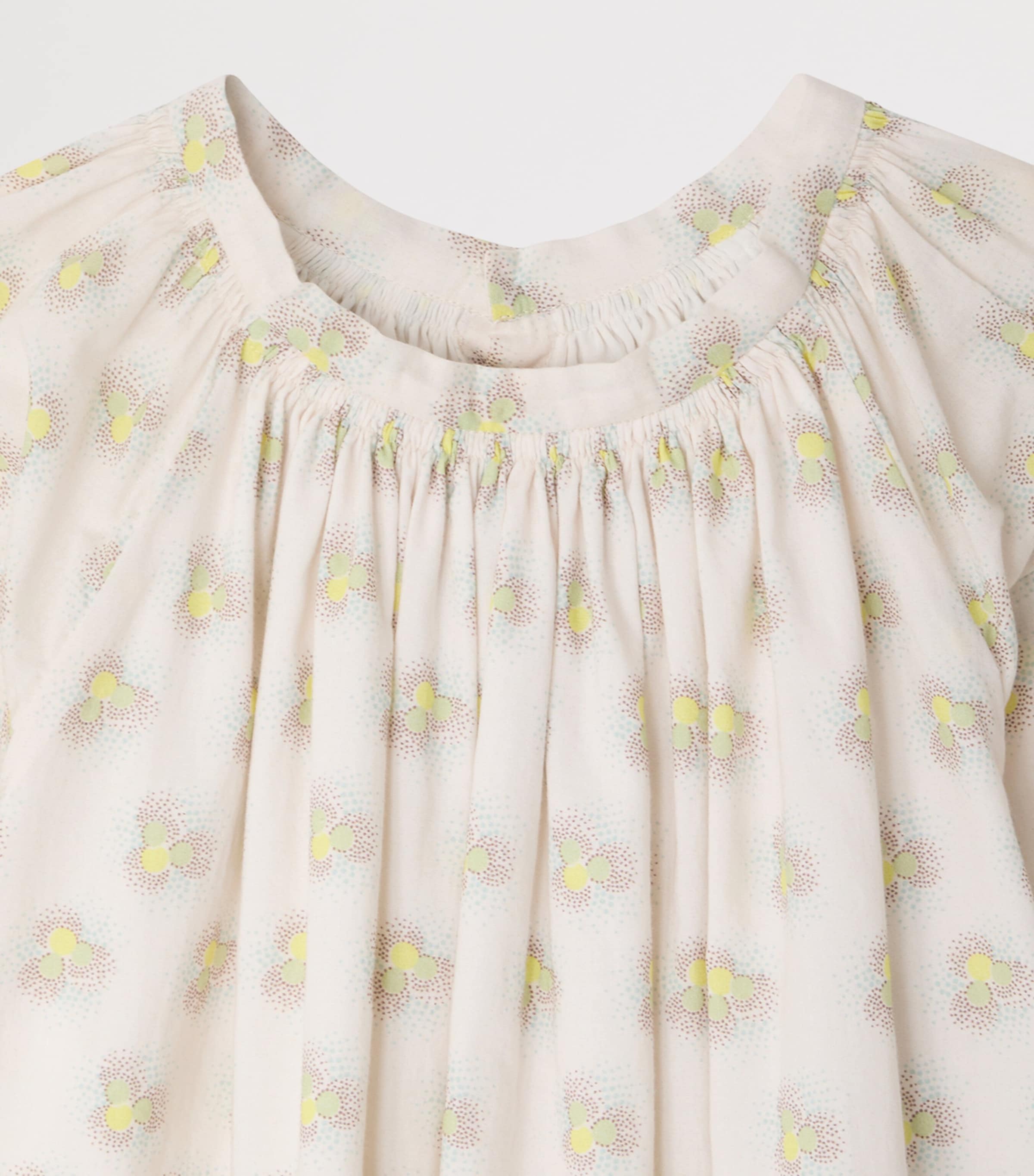 Bonpoint Cotton Floral Dress (10-14 Years) Imp Anis Image 3