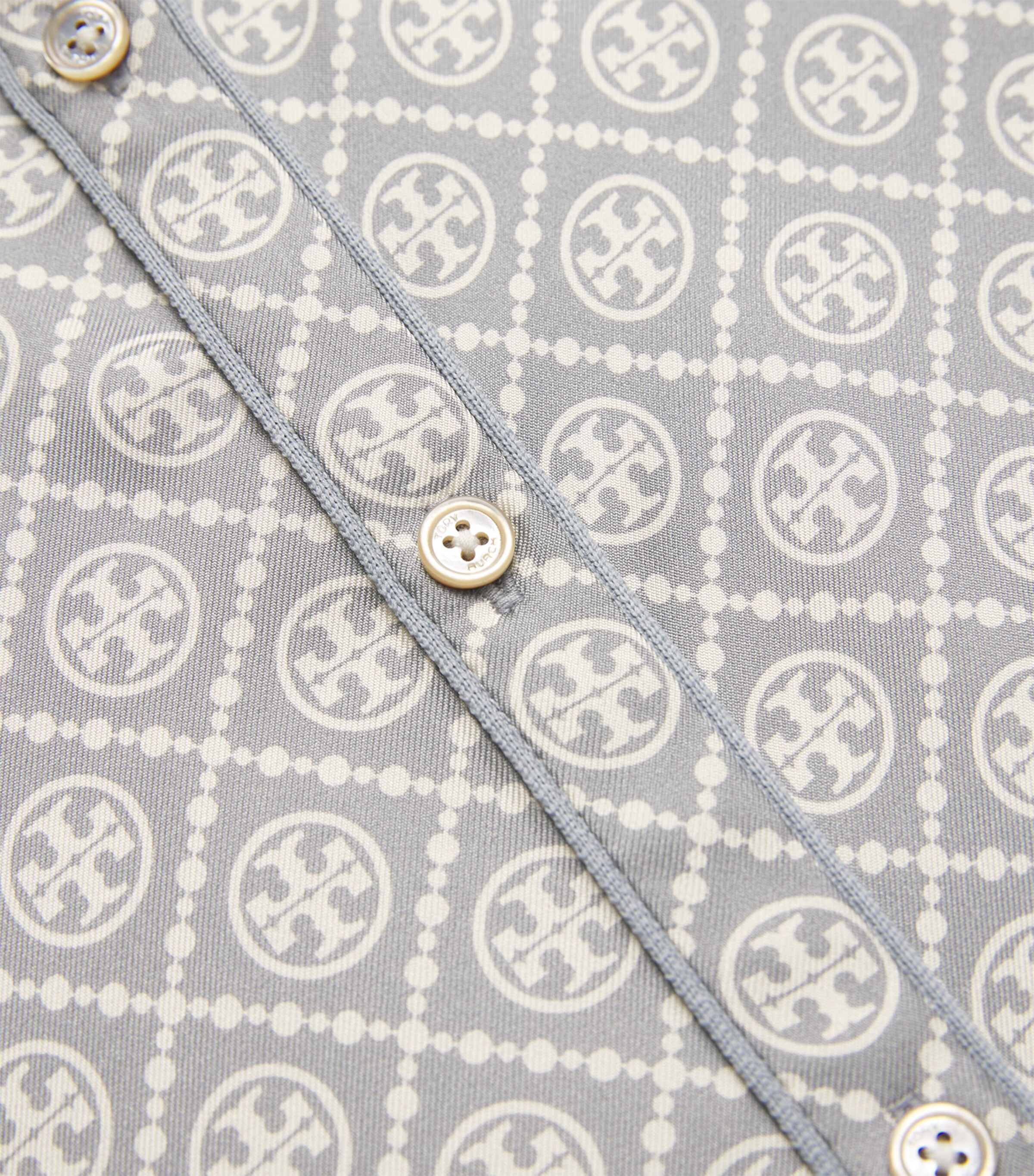 Silk T Monogram Shirt GRAY T MONOGRAM MINI Image 5
