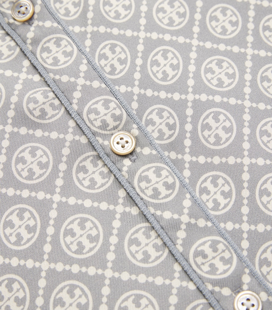 Silk T Monogram Shirt GRAY T MONOGRAM MINI Image 5