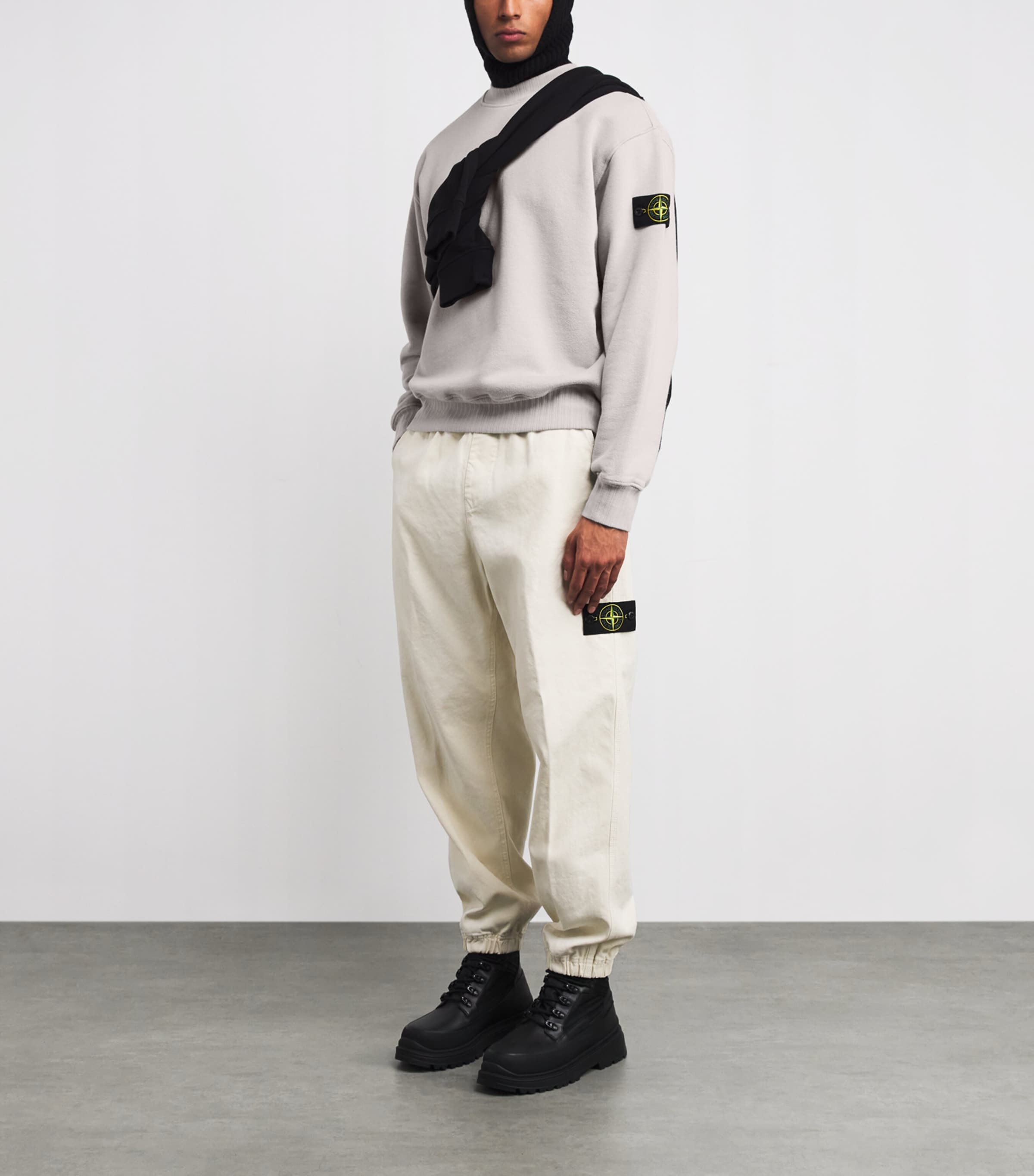 Organic Cotton-Blend Compass Logo Sweatshirt V0061 Image 2