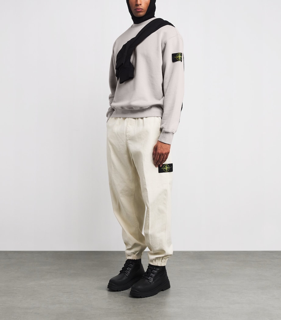 Organic Cotton-Blend Compass Logo Sweatshirt V0061 Image 2