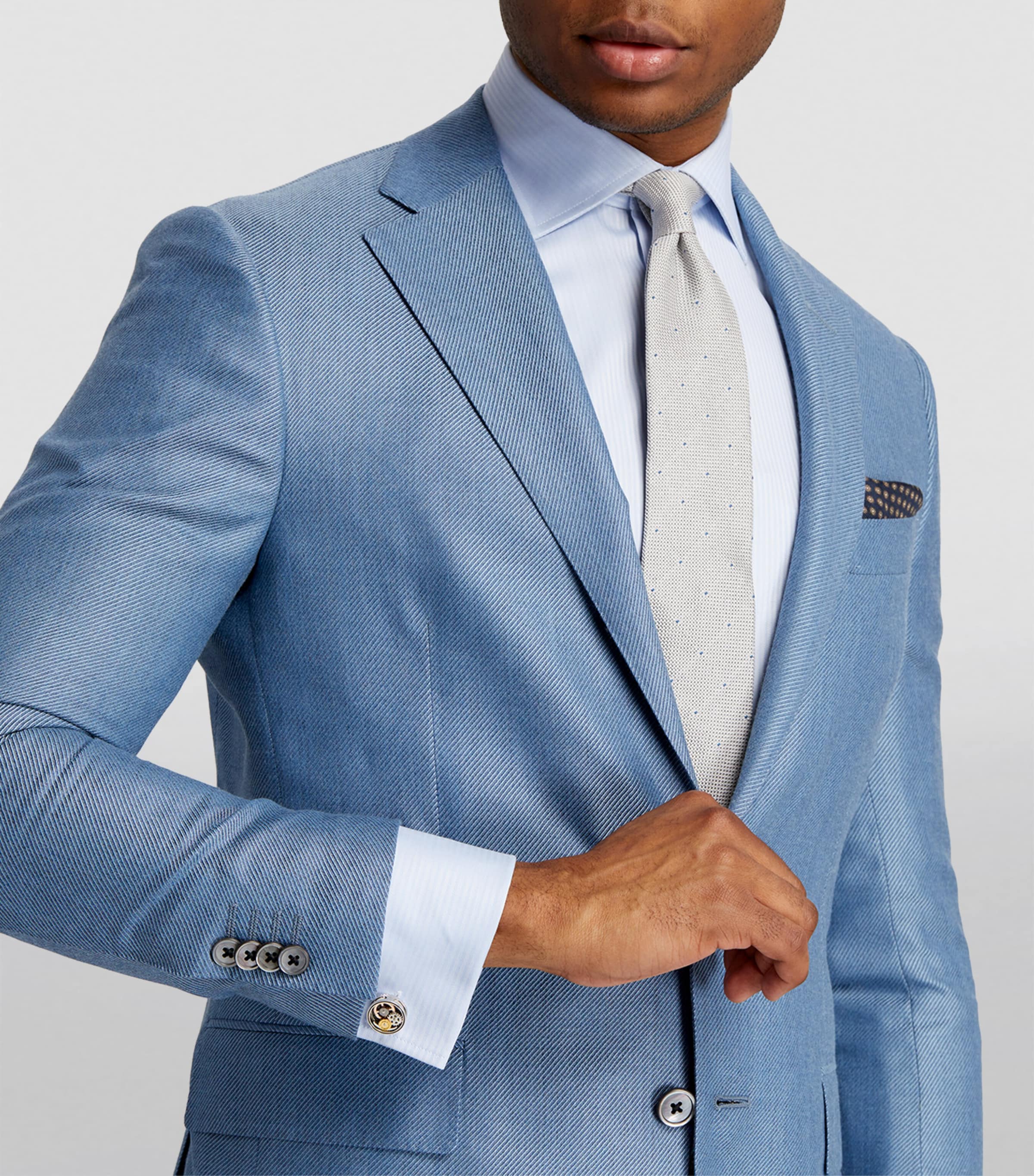 Tateossian Circle Gear Cufflinks Silver Image 5