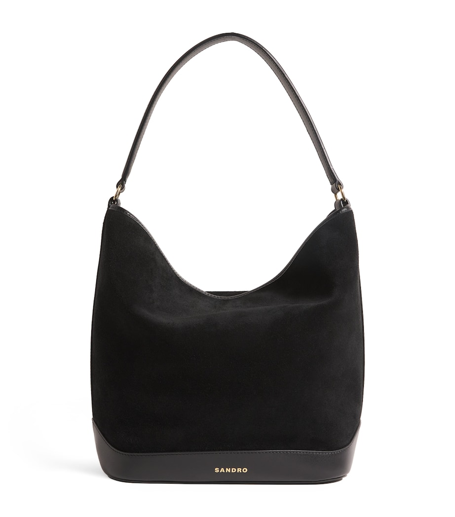 Suede Tangoso Bucket Bag BLACK Image 1