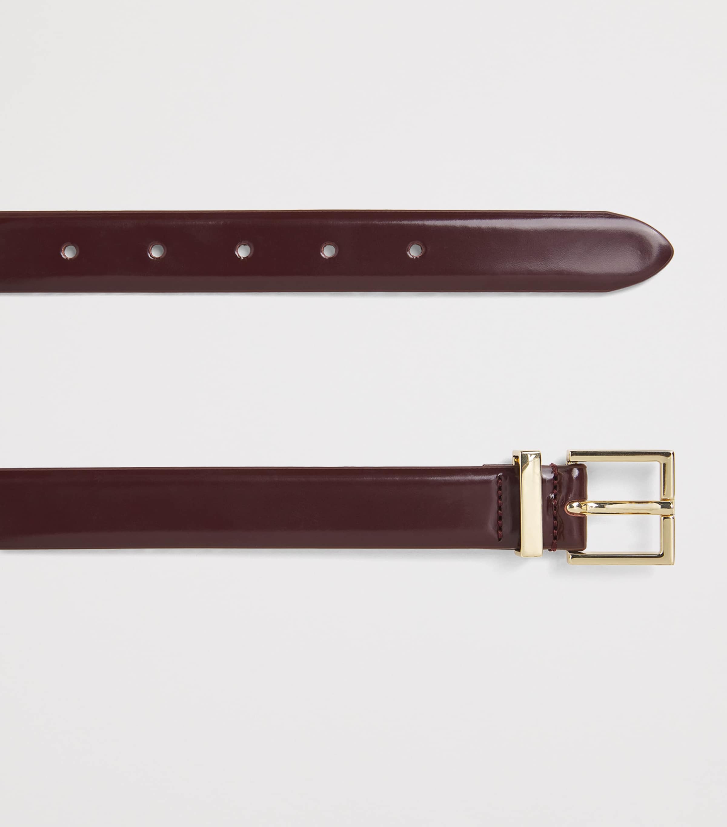 Leather Belt BORDEAUX Image 4