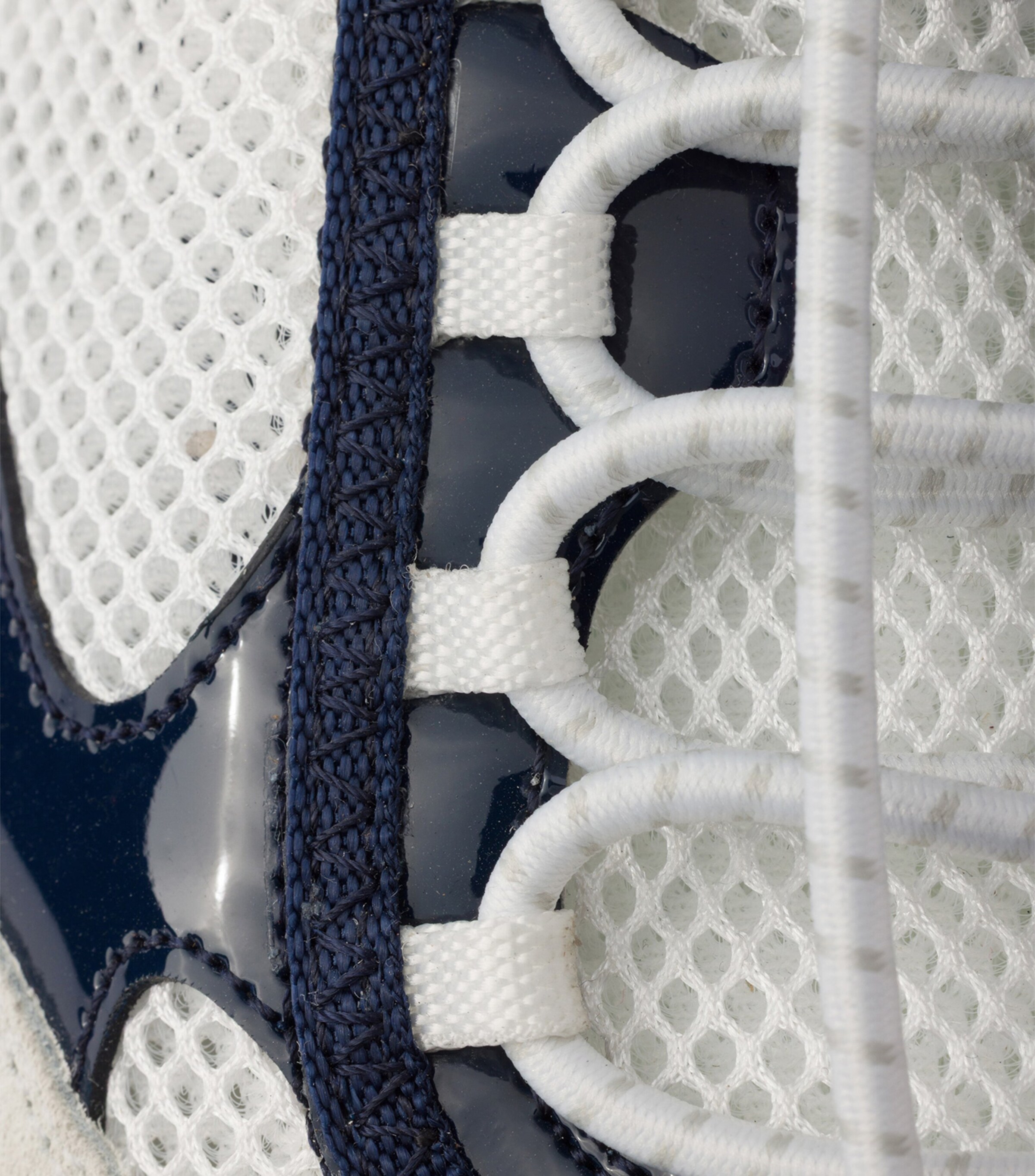 Prada Patent Leather-Mesh Speedrock Sneakers Image 6