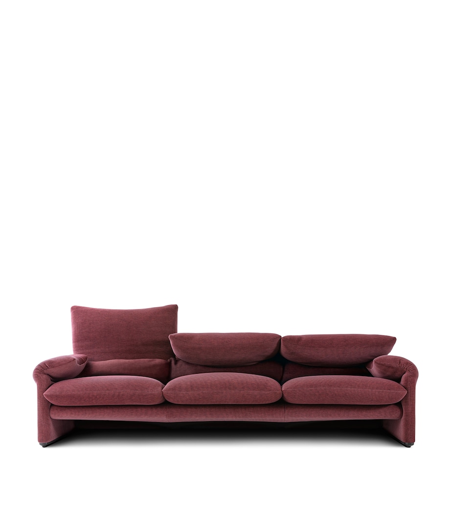 Maralunga 3-Seater Sofa BORDEAUX Image 1