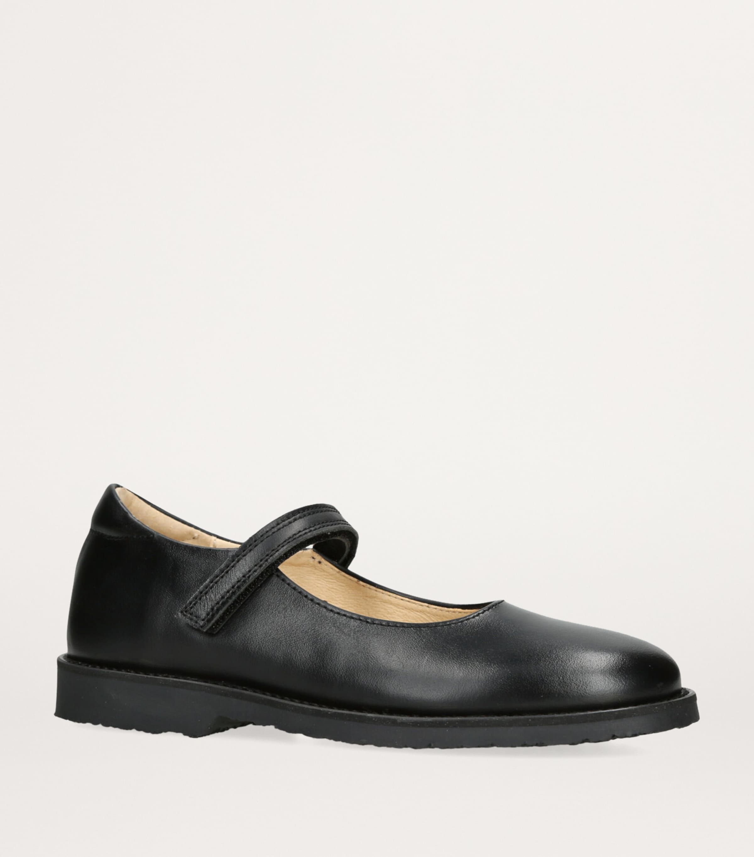 papouelli Leather Emilia Shoes Black Image 3