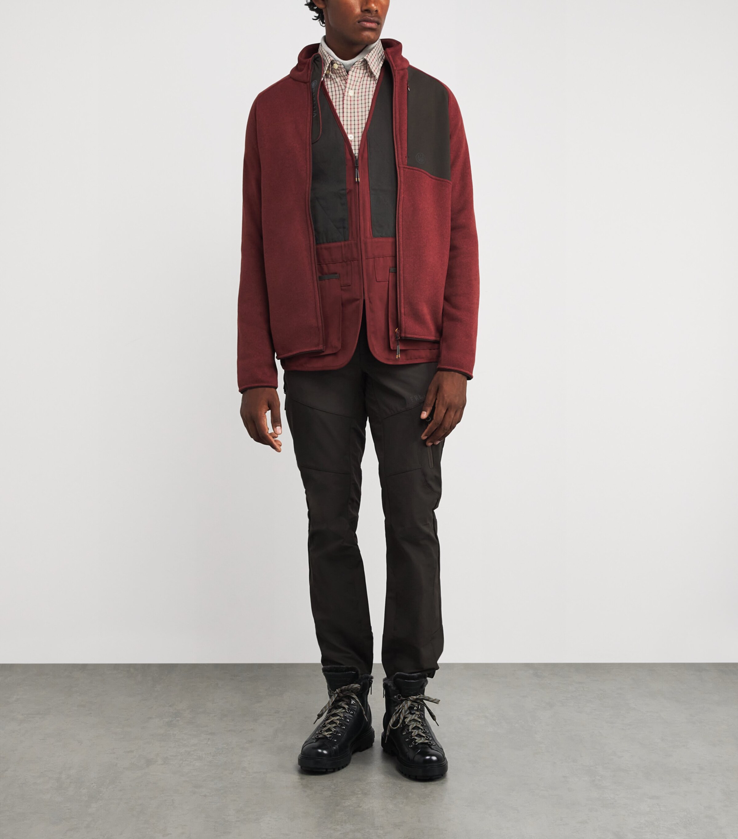 Check Ellis Shirt 01D1:IVRY+GREEN CHCK Image 2