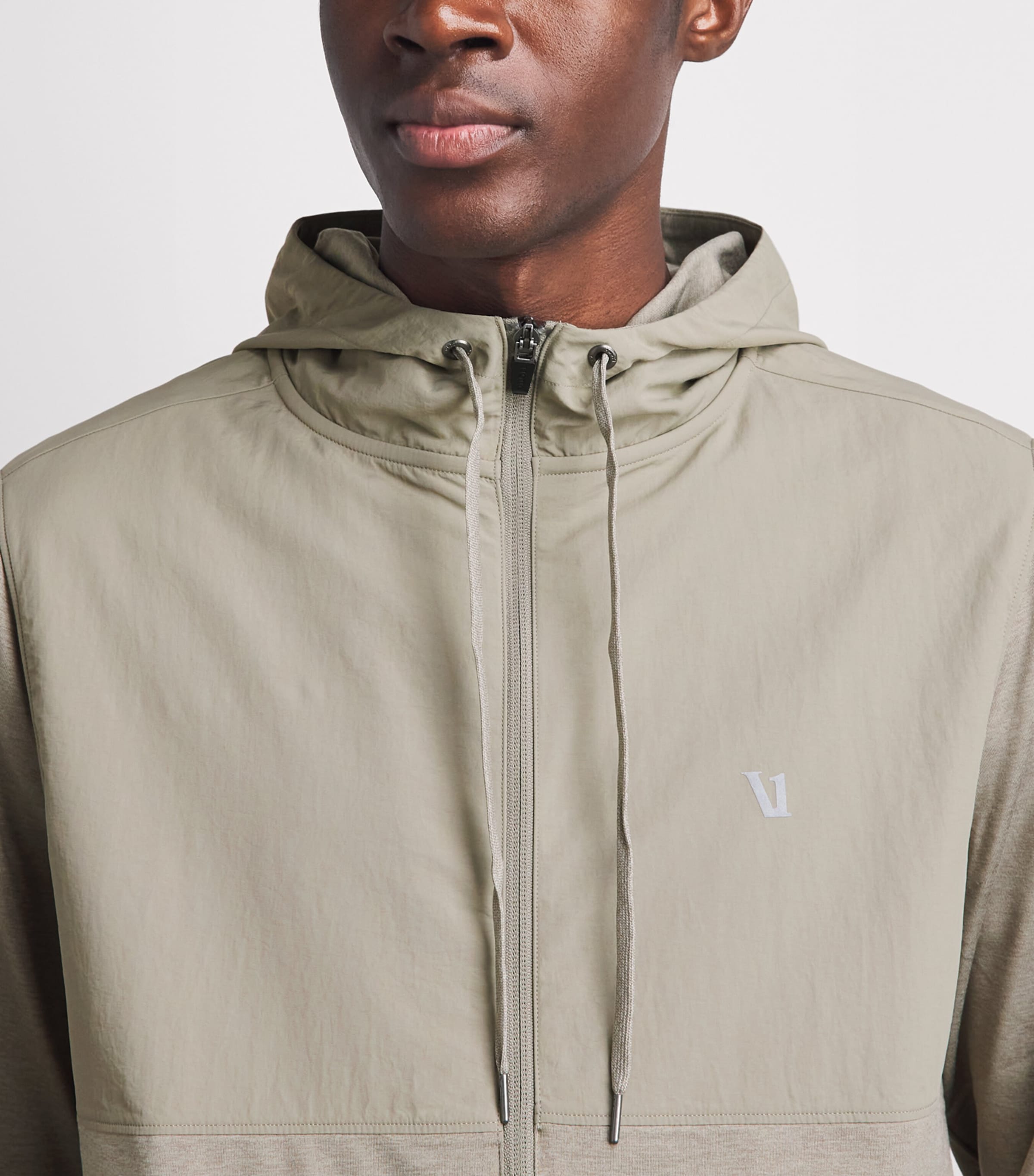 VUORI Mens Sunday Element Track Jacket Tih Biscotti He Image 3