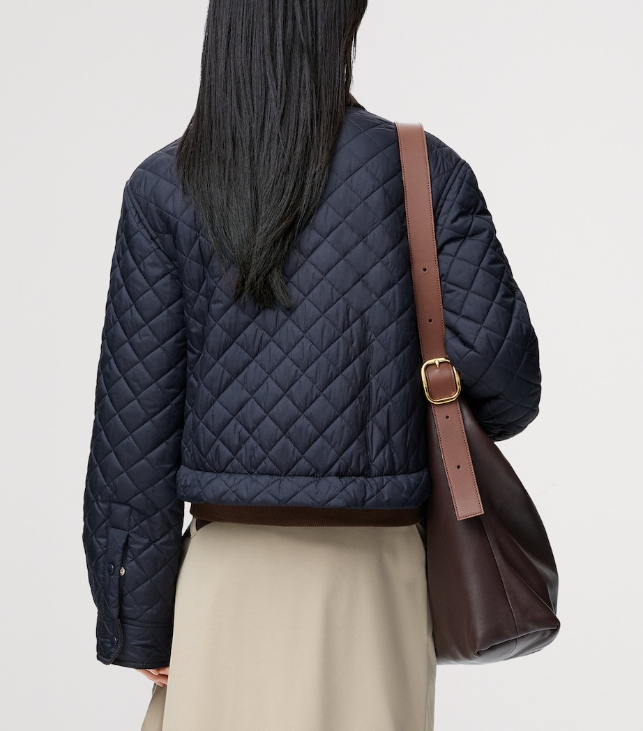 Quilted Monogram Field Jacket DARK NAVY Image 4