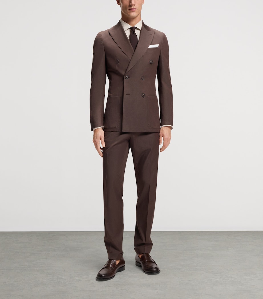 BOSS Mens Linen Regular-Fit Shirt Image 4