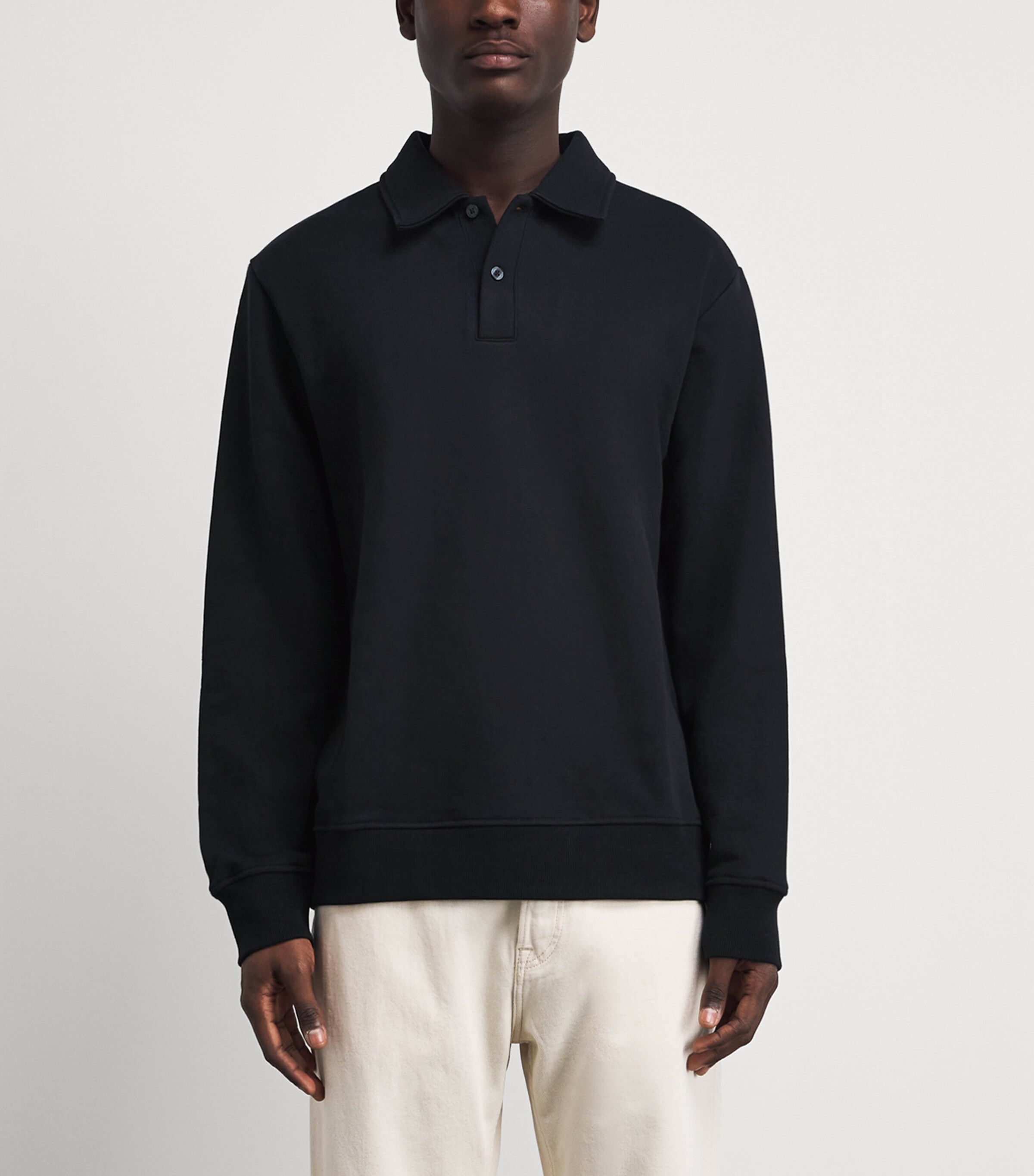 SAMSOE SAMSOE Mens Cotton-Blend Samarcel Polo Shirt Salute Image 4