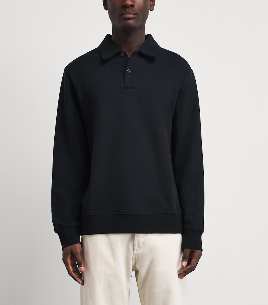 SAMSOE SAMSOE Mens Cotton-Blend Samarcel Polo Shirt Salute Image 4