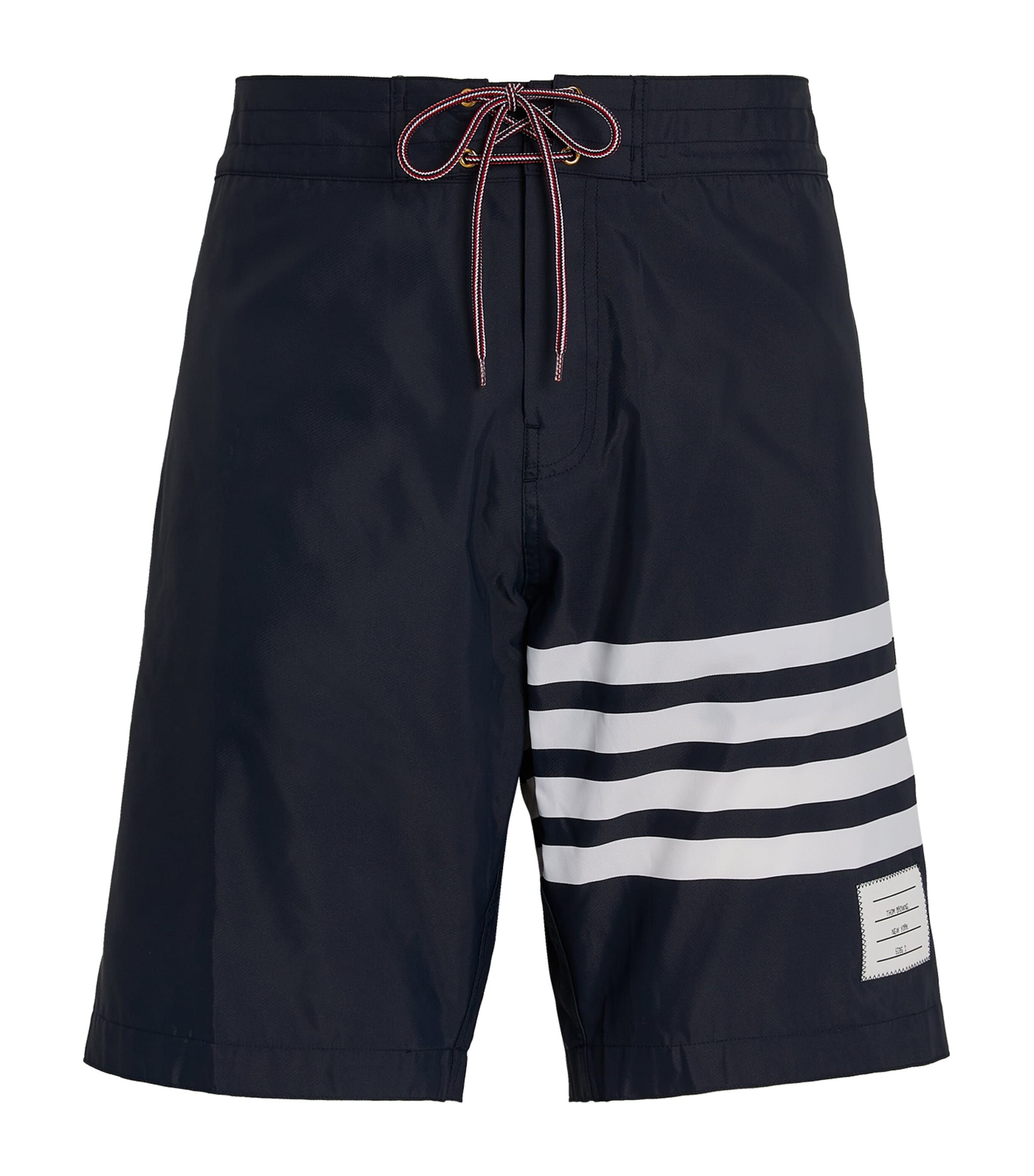 Shop Thom Browne 4-bar Swim Shorts In Navy