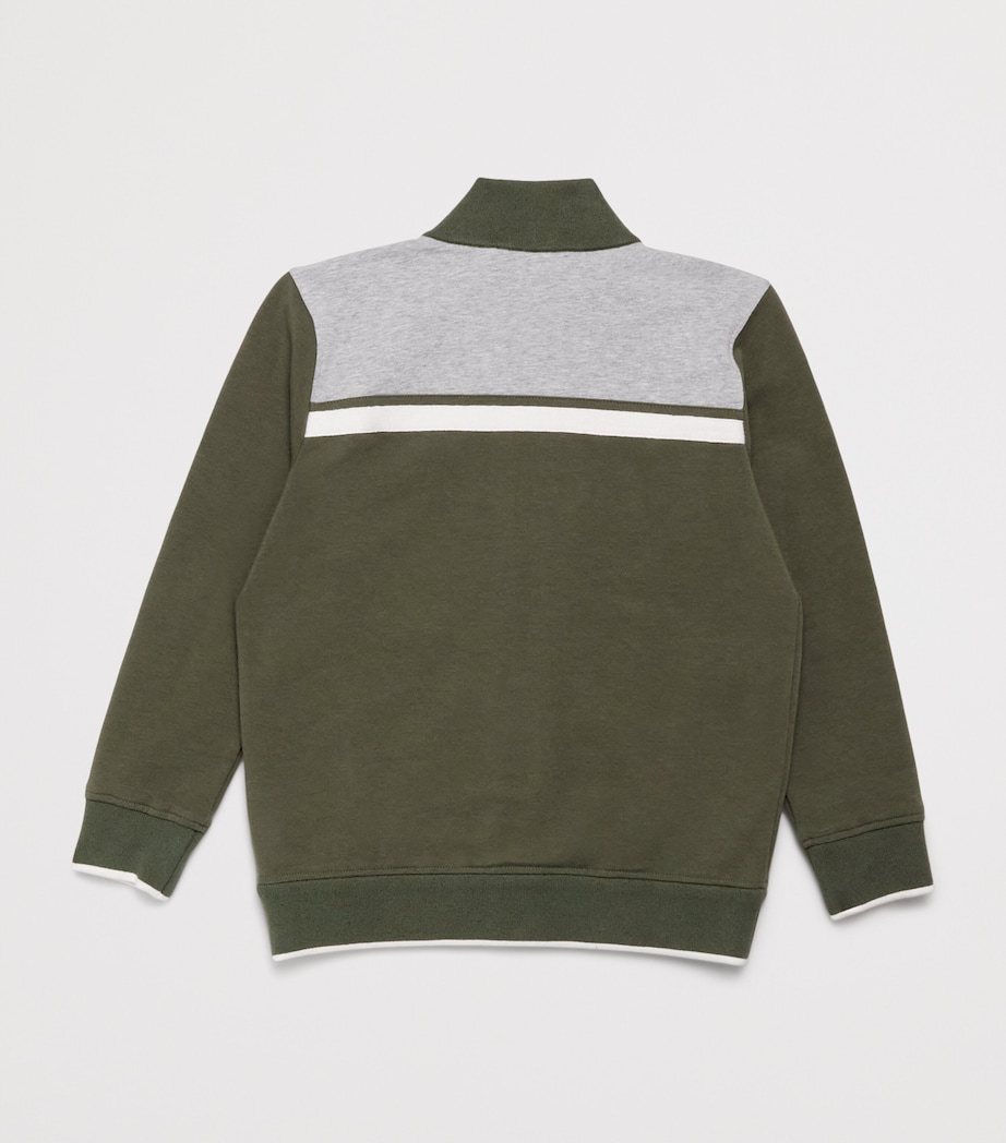 Stefano Ricci Kids Stretch-Cotton Zip-Up Sweater (4-16 Years) Image 2