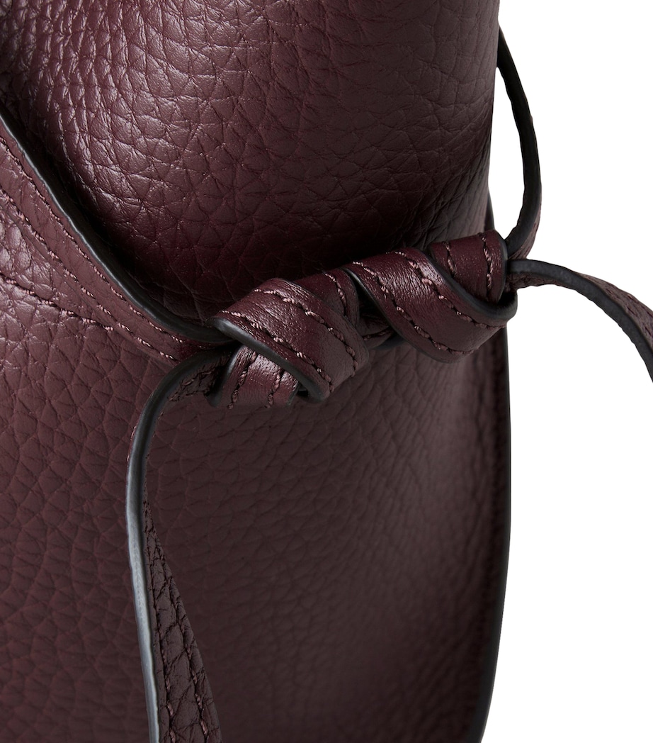 Mulberry Small Leather Soft Bayswater Shoulder Bag Black Cherry Image 6