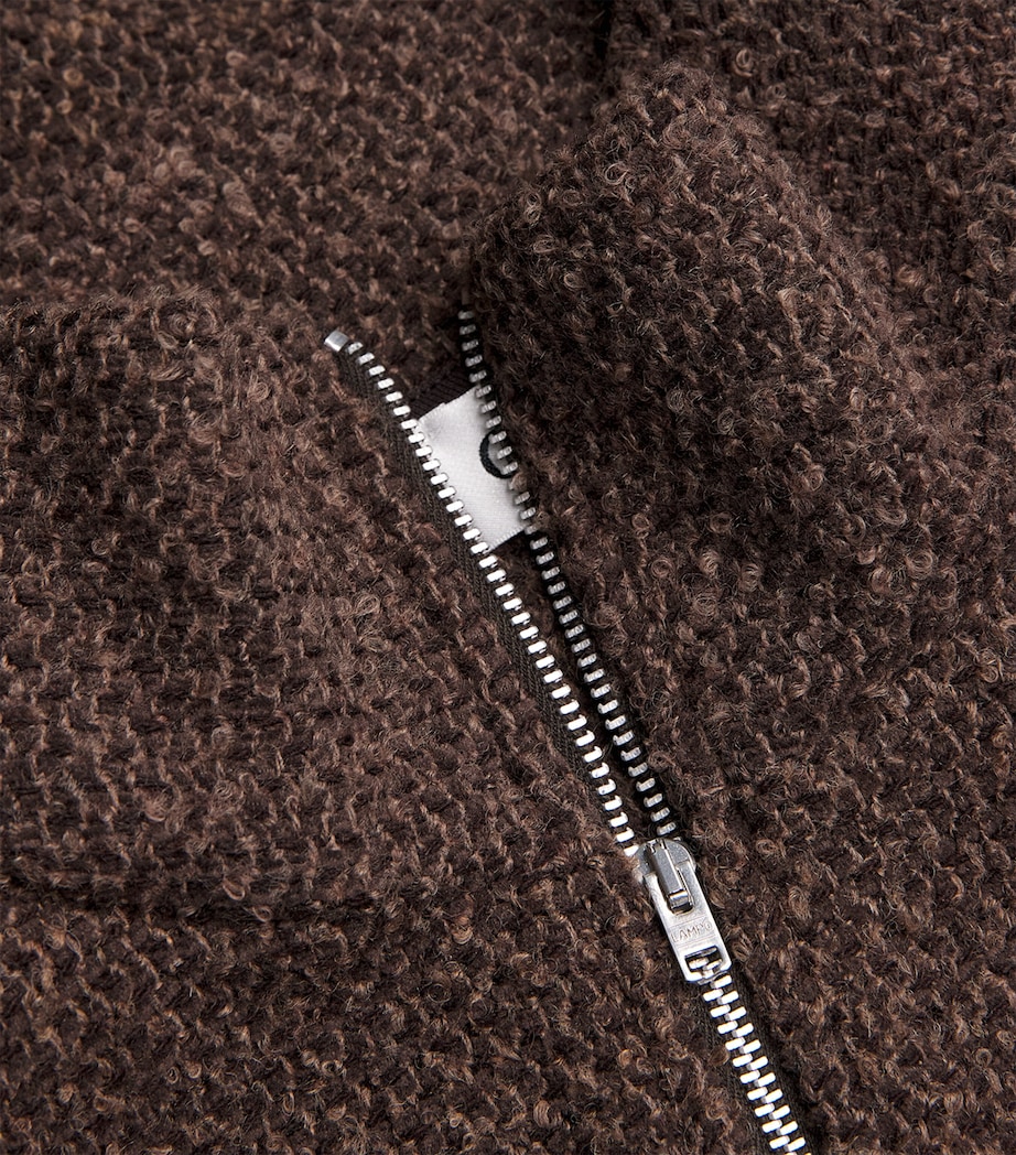 Shrunken Fullzip Polo Jacket BROWN SPARSE BUCKLE Image 5