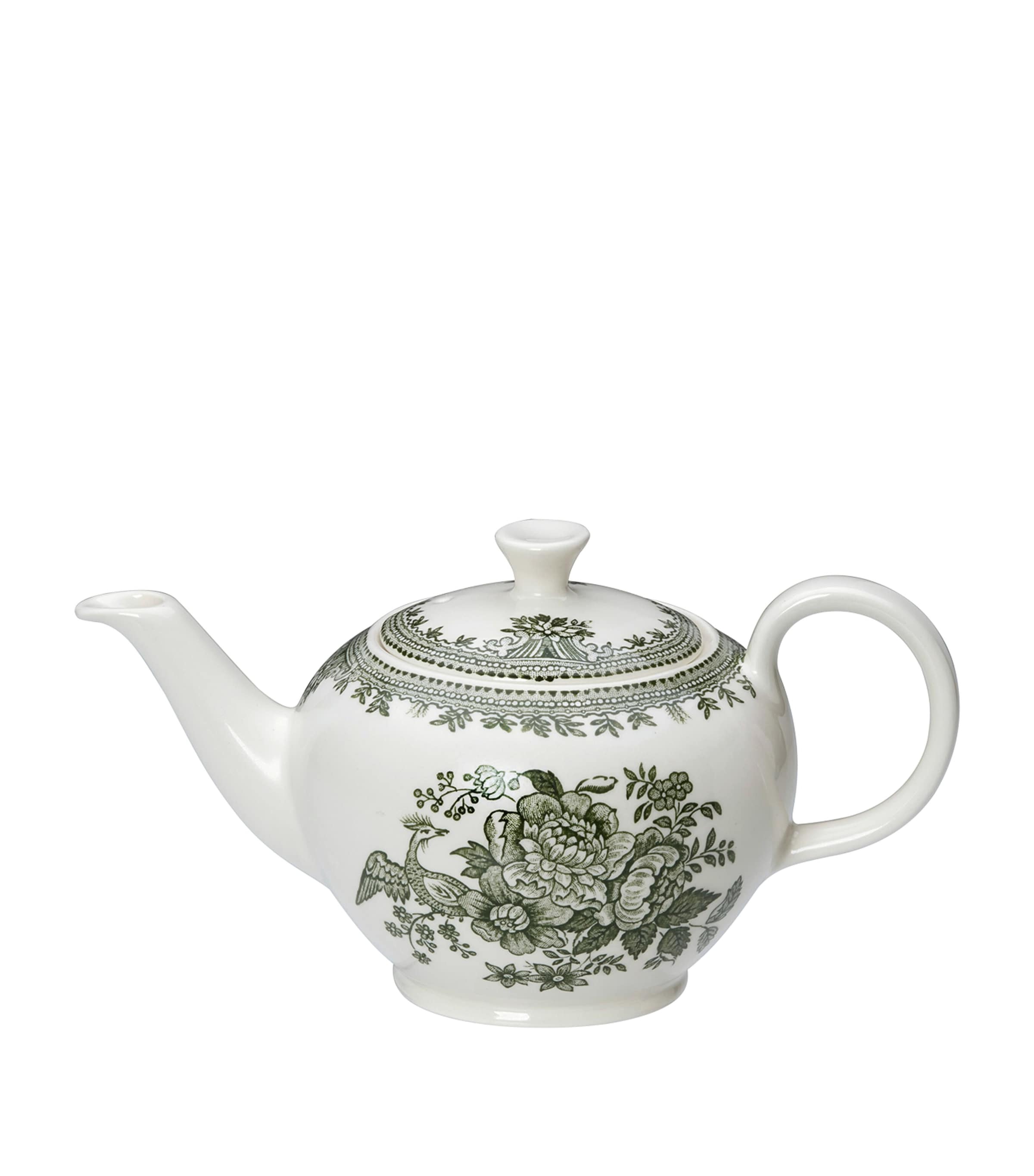 Burleigh Small Asiatic Pheasants Teapot In Green