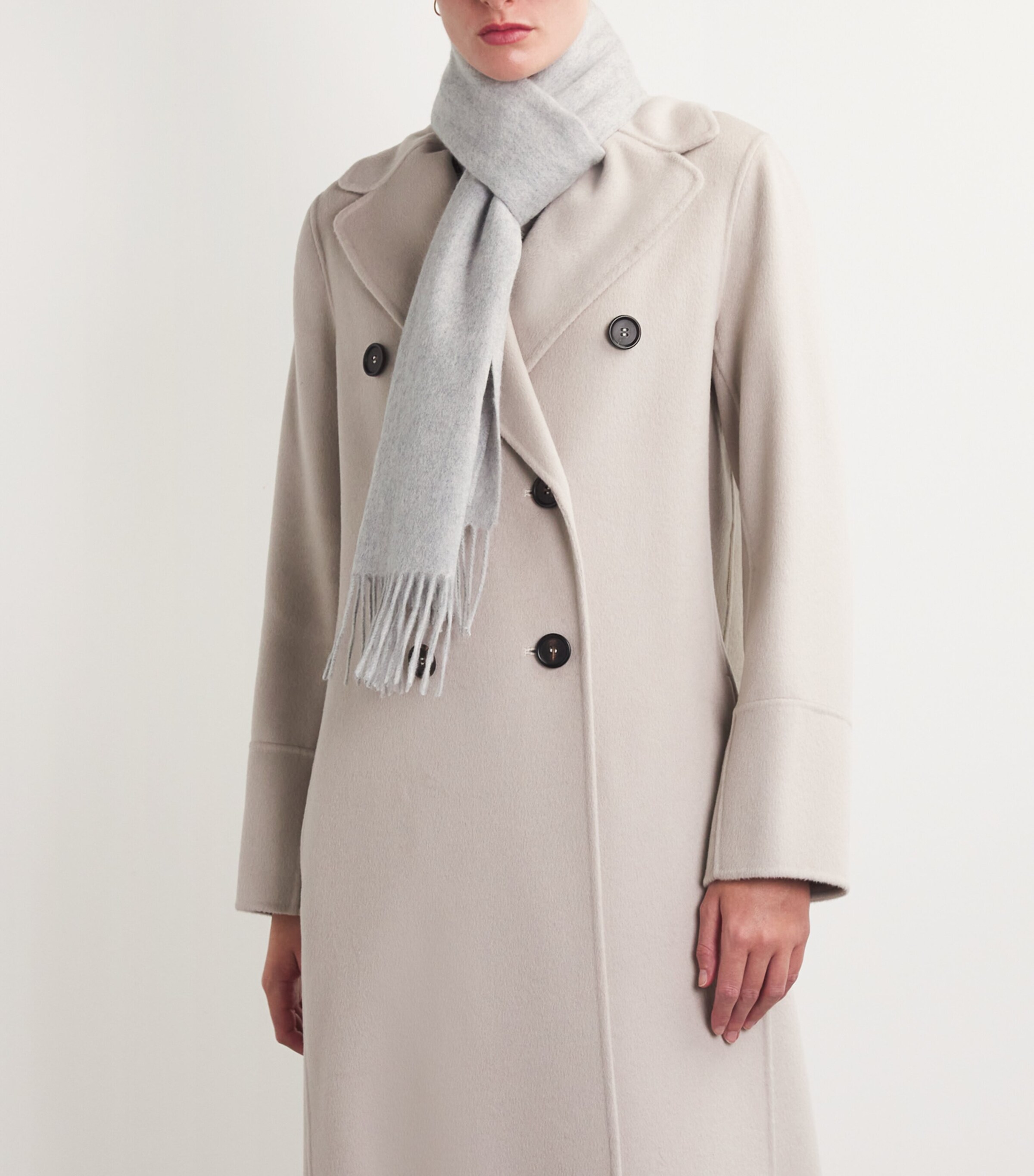 Harrods Grey Cashmere Scarf | Harrods US
