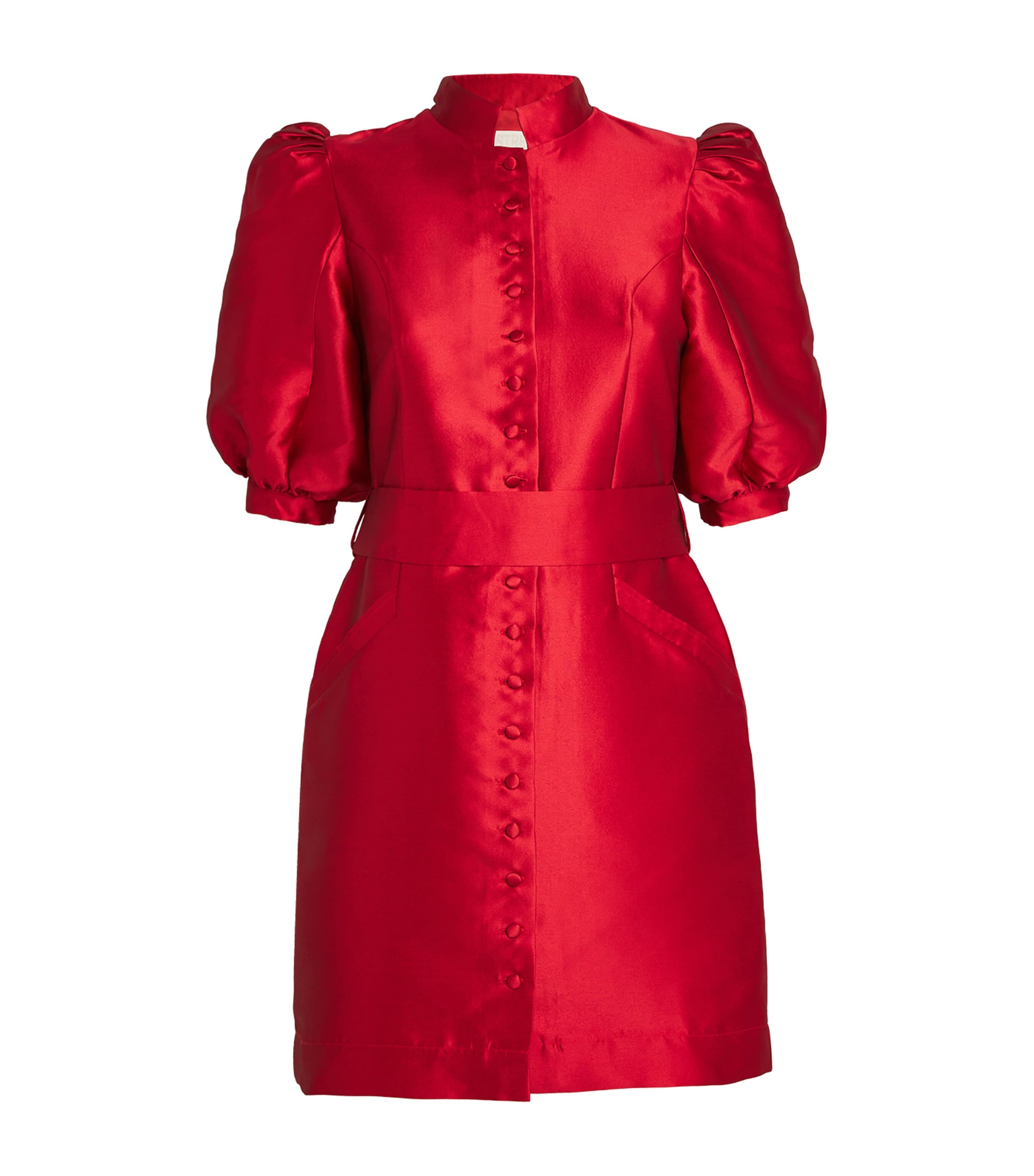 Shop D'estree Amoako Mini Dress In Red