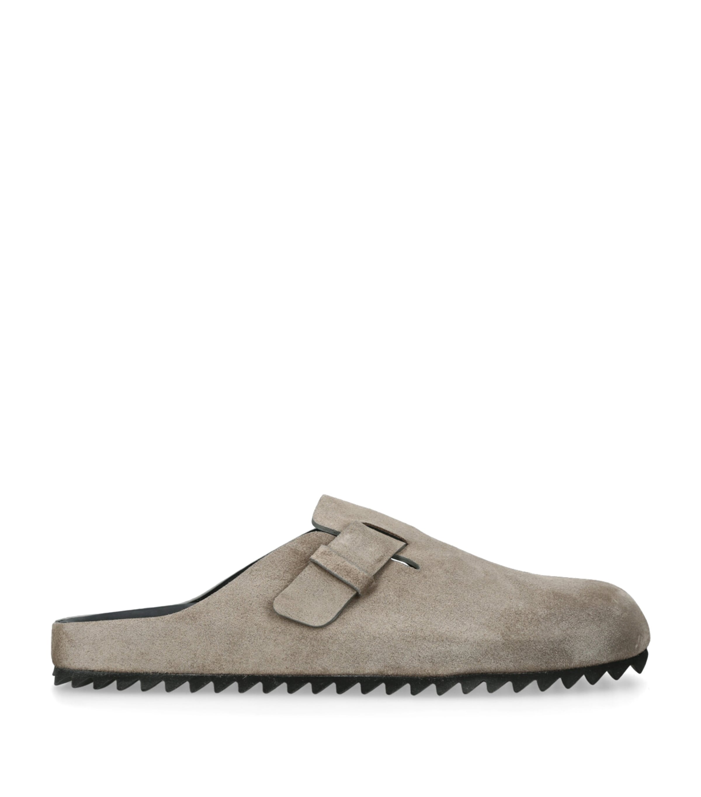 Officine Creative Suede Agora Mules Taupe Image 1