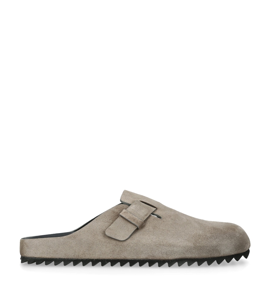 Officine Creative Suede Agora Mules Taupe Image 1