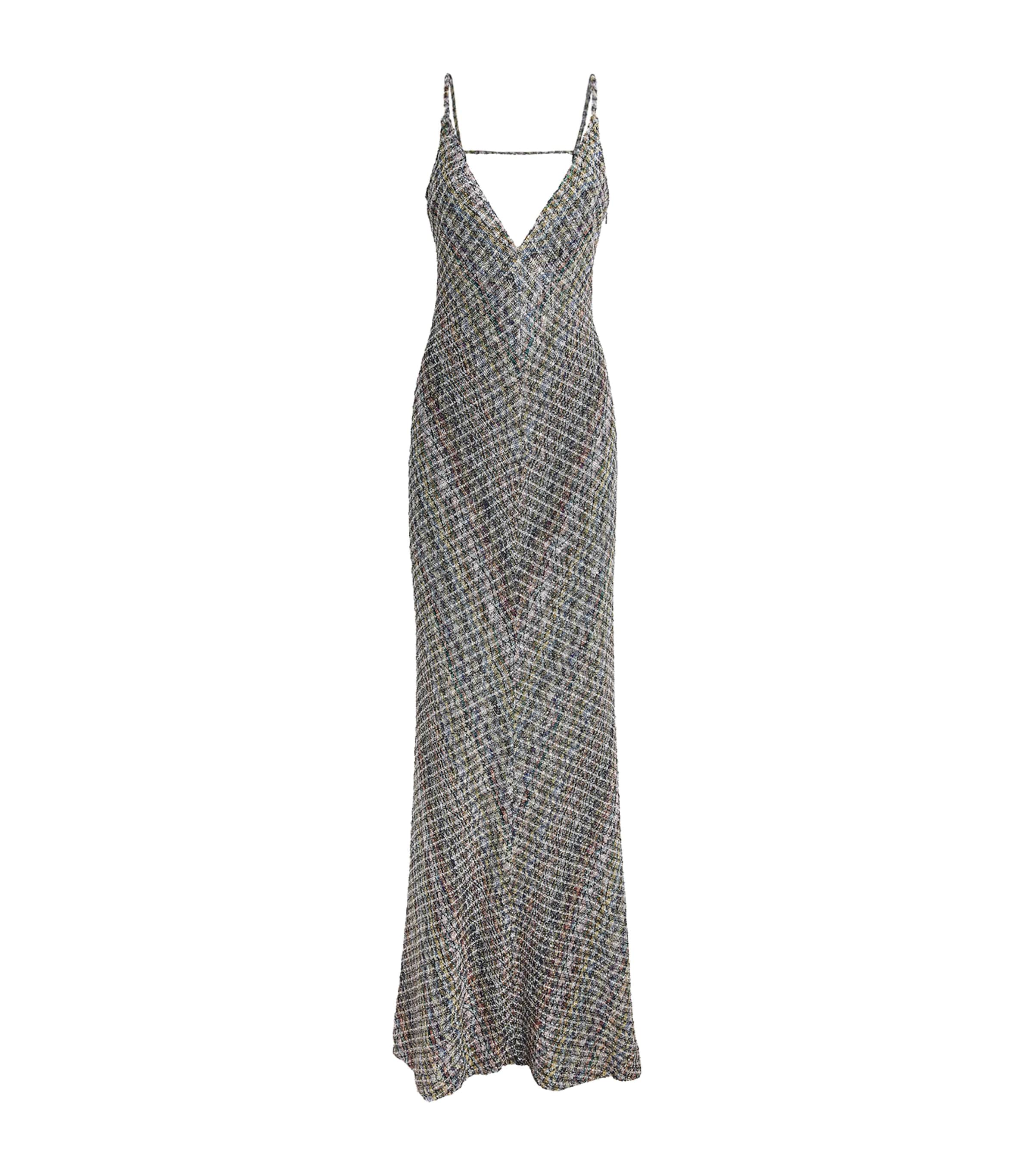 Missoni Womens Snake Print Maxi Dress Smspw Light Multiclr Image 1