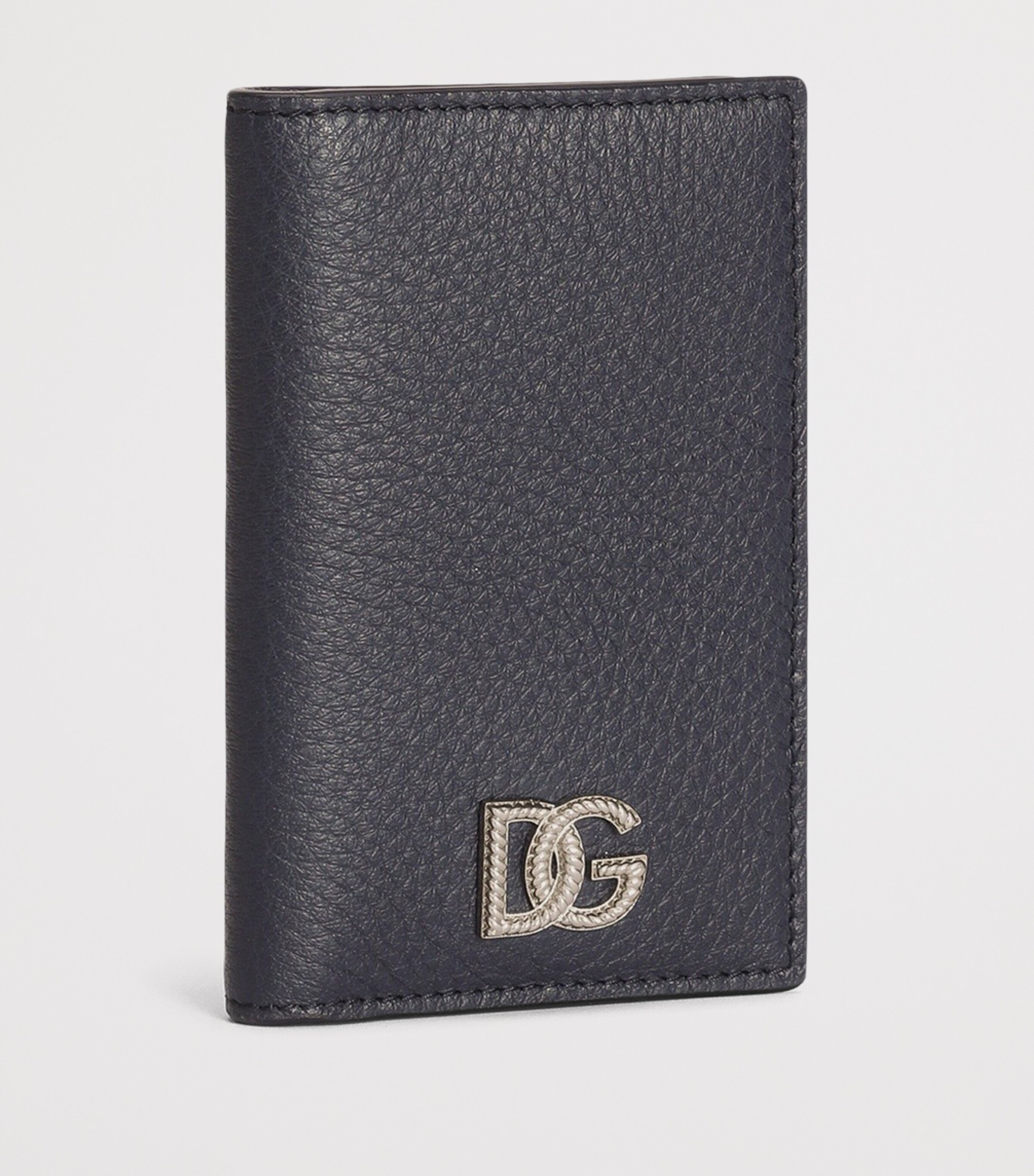 Dolce&Gabbana Leather DG Millennials Card Holder Blue Image 2