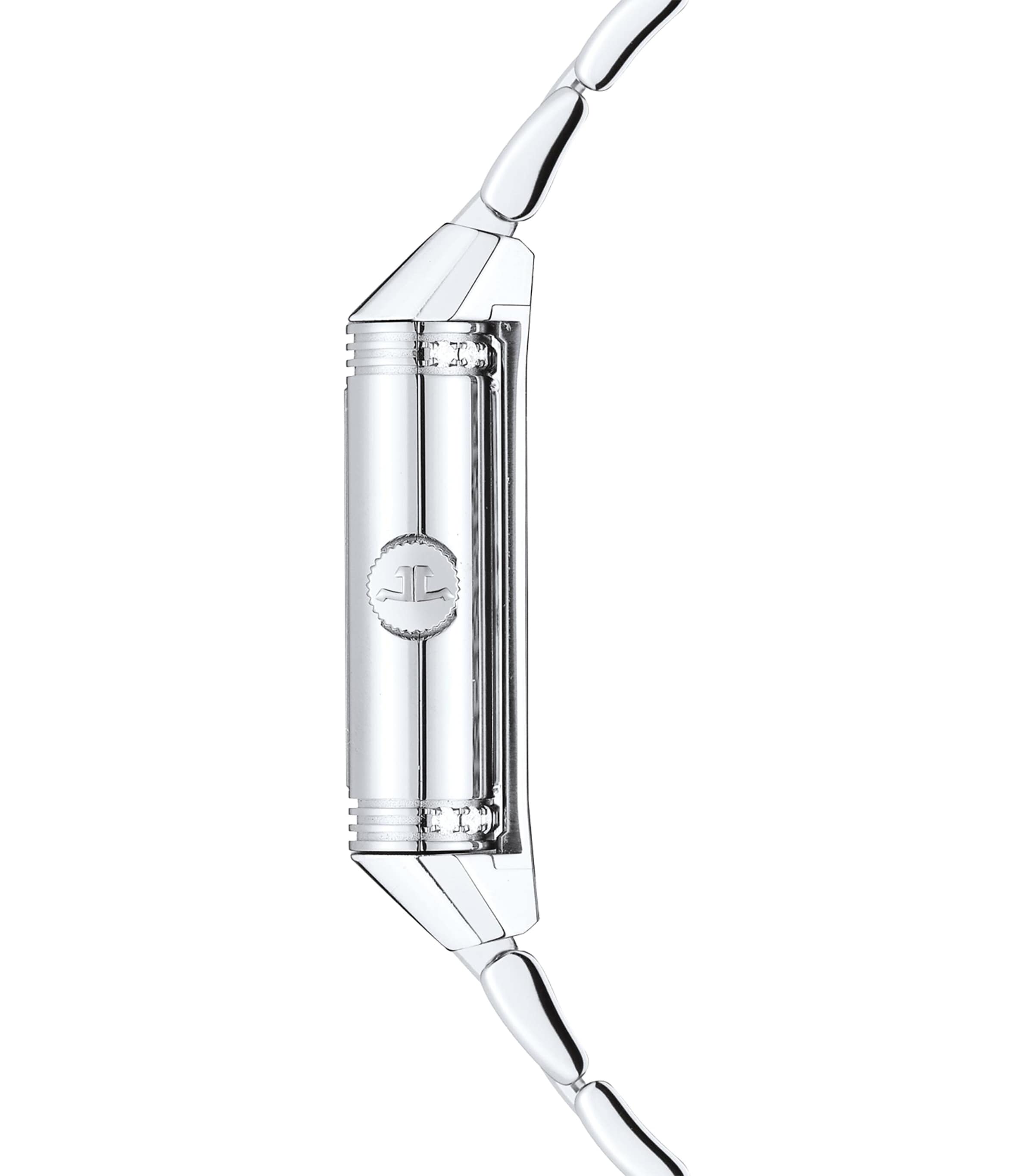 Small Stainless Steel and Diamond Reverso Classic Duetto Watch 21mm STAINLESS STEEL Image 5