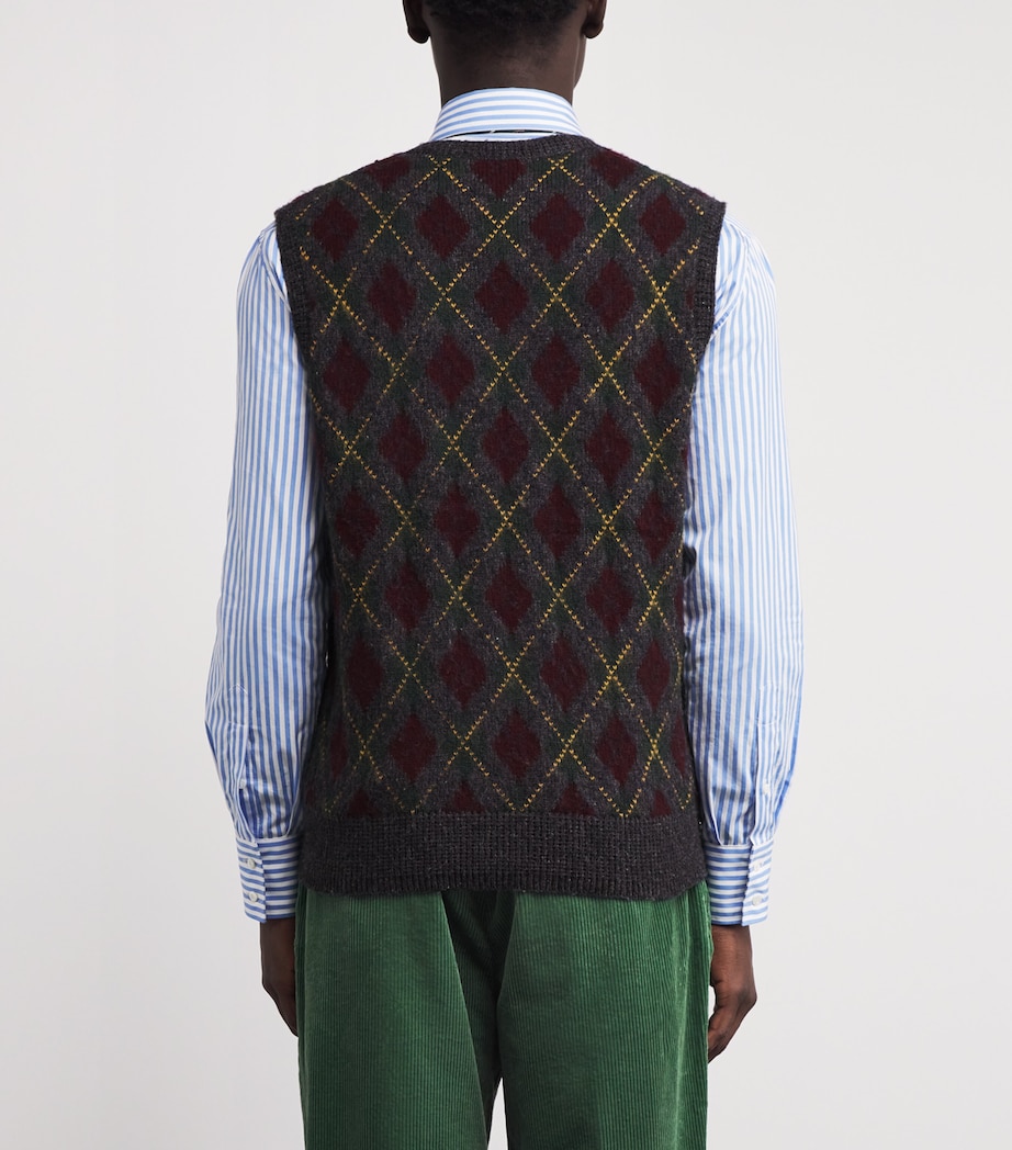 Wool-Cashmere Sweater Vest GREY Image 4