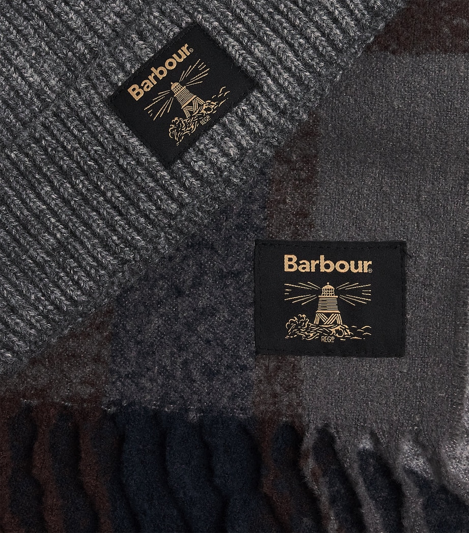 Westerdale Beanie and Scarf Gift Set MIDNIGHT OAK Image 4