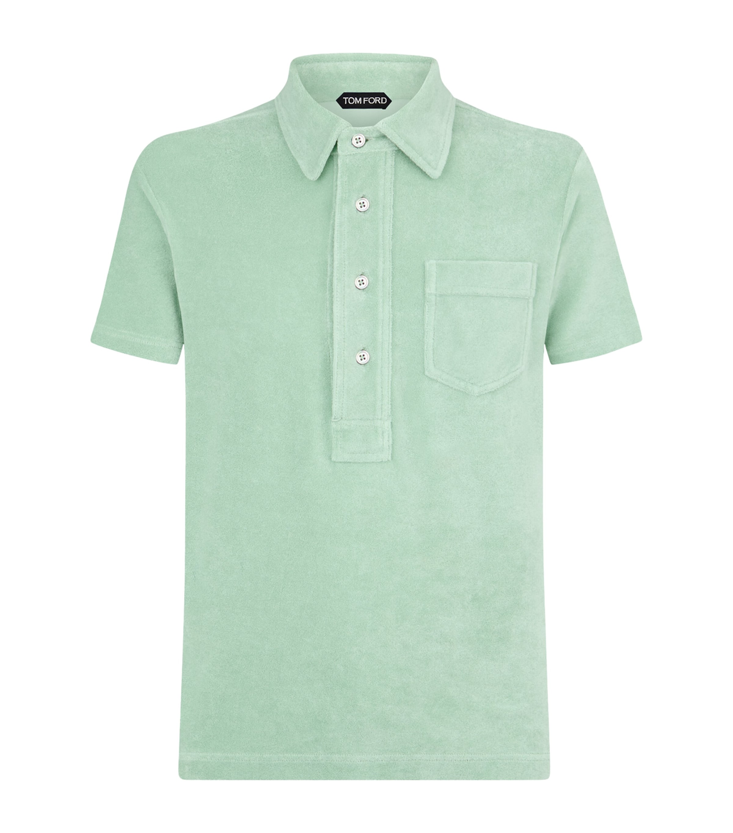 TOM FORD Towelling Polo Shirt | Men Clothing | Polo Shirts | Designers | Tom Ford