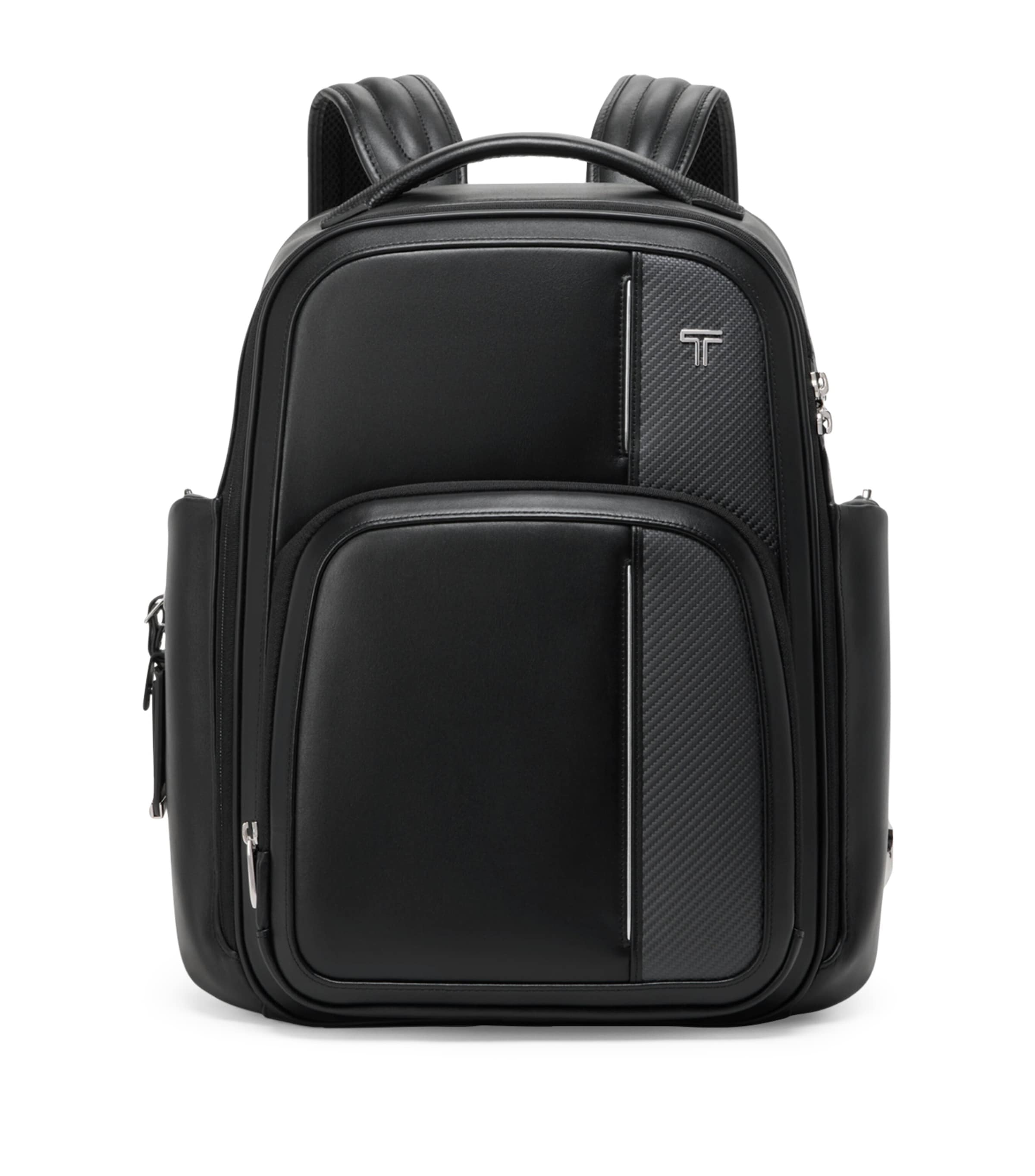 Tumi Leather Arrivé Barker Backpack In Black