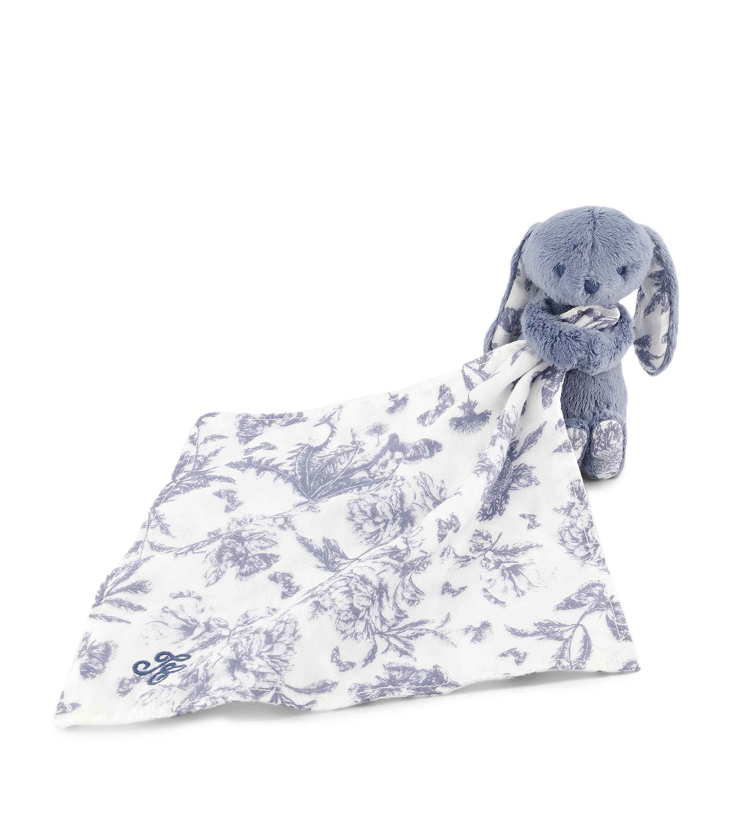 Tartine Et Chocolat Augustin The Rabbit Comforter In Blue