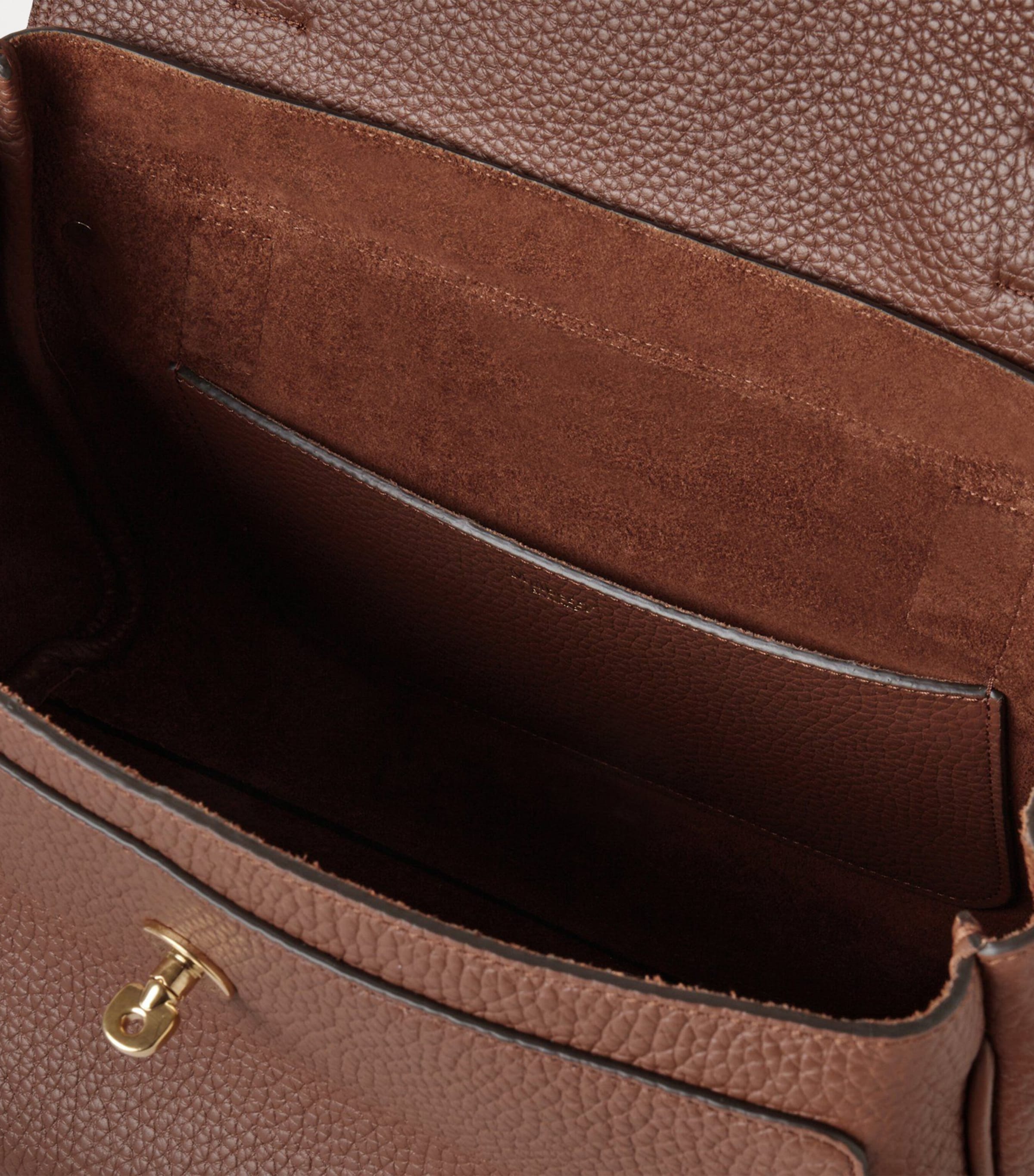 Leather Alexa Cross-Body Bag BRIGHT OAK Image 4