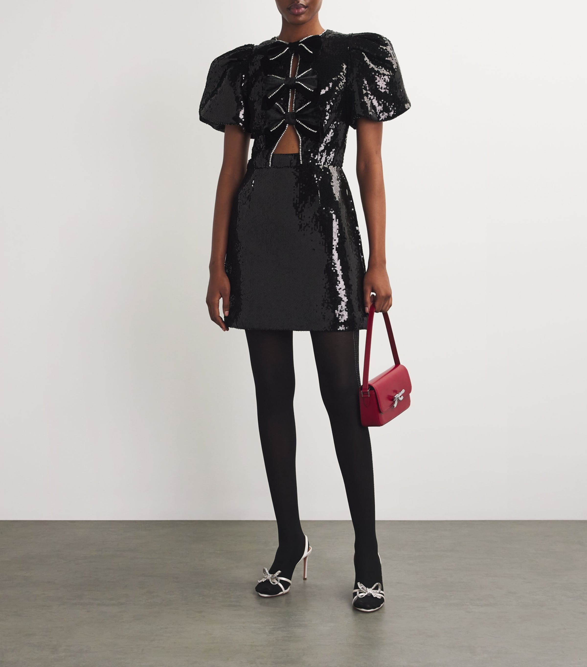 Rebecca Vallance x Nicky Hilton Sequinned Lena Mini Dress