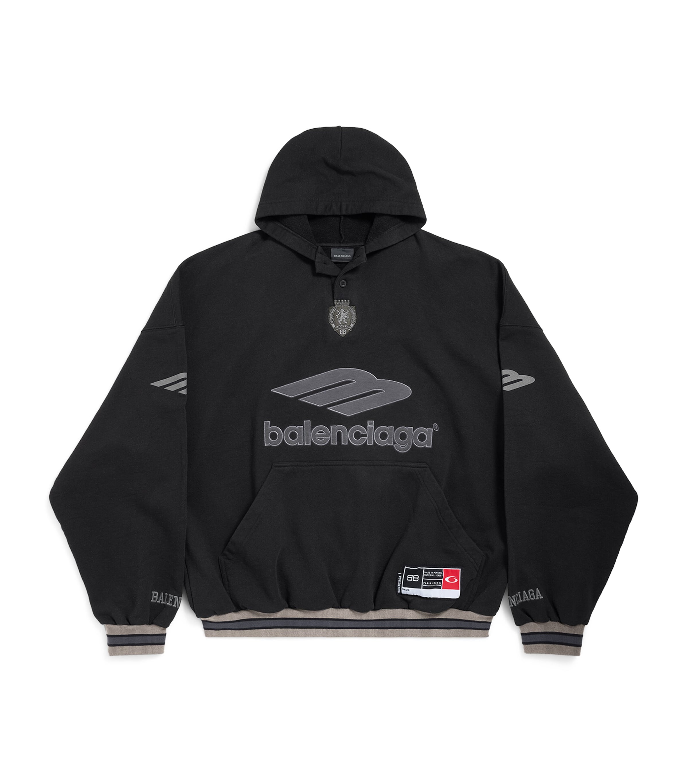 Cotton Jersey Oversized Hoodie 1066 Image 1