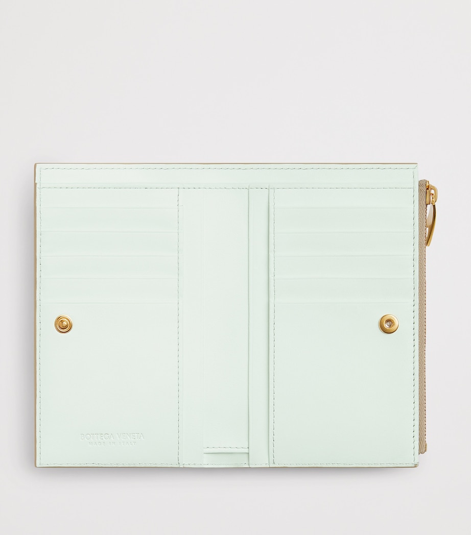 Bottega Veneta Medium Leather Intrecciato Bifold Wallet Image 2