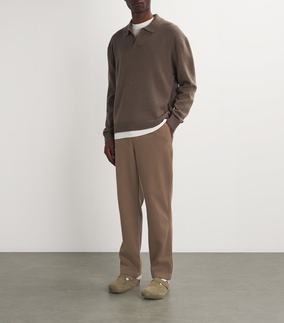 Terry Travel Trousers TAUPE Image 2