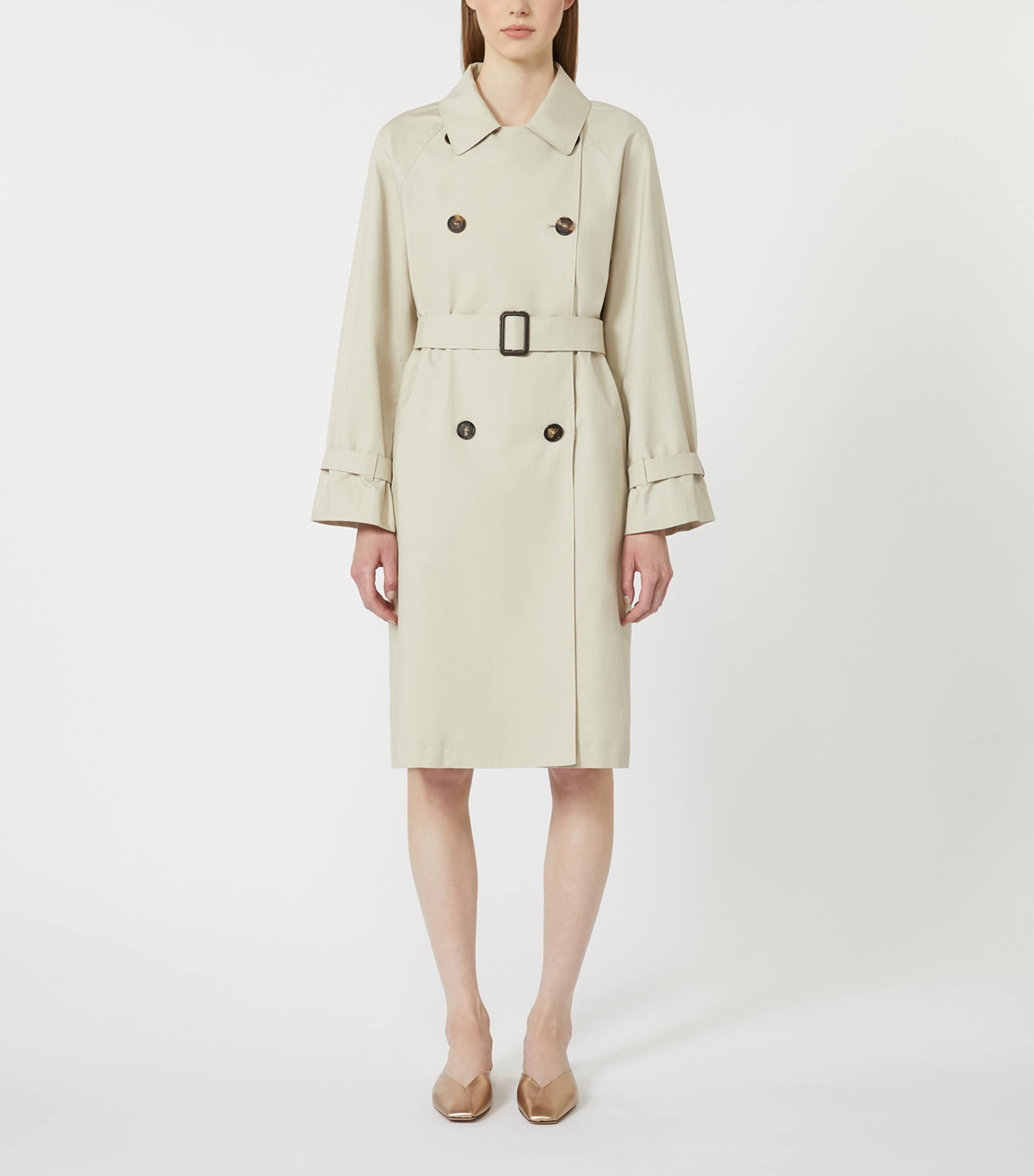 Cotton-Blend Trench Coat NATURAL Image 2