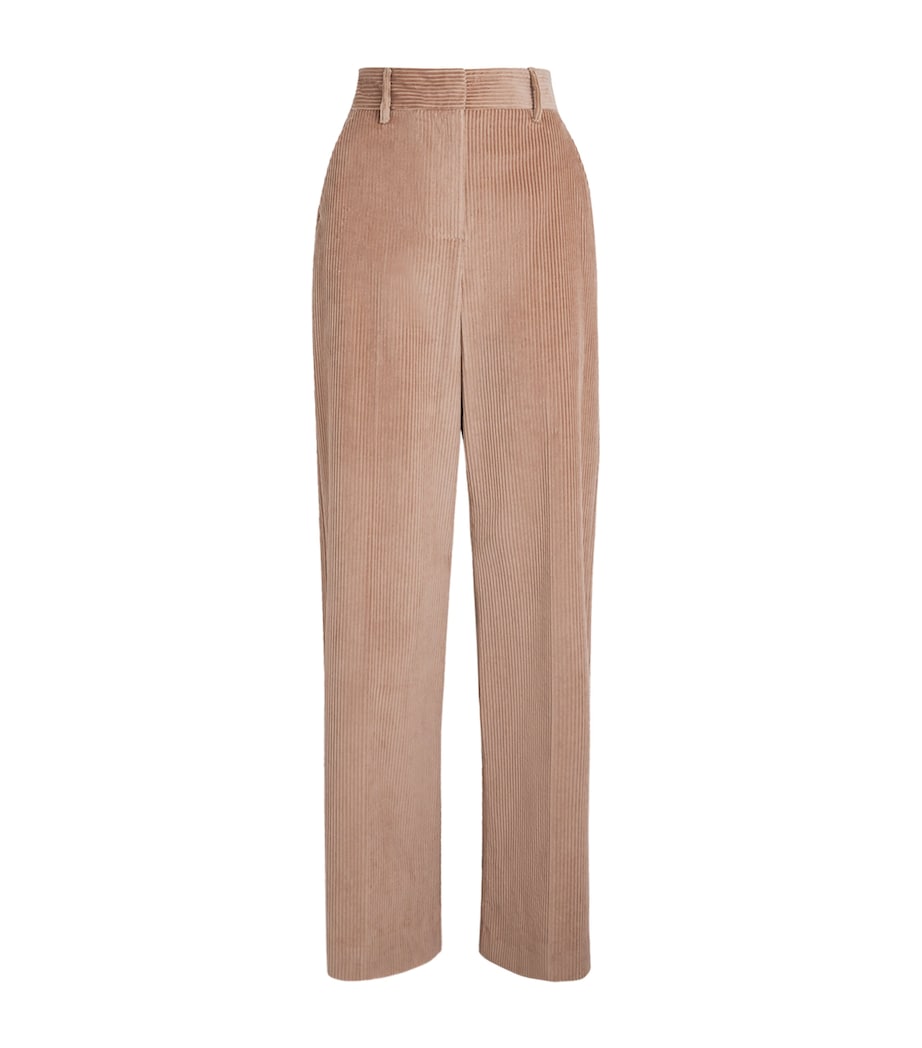 Corduroy Wide-Leg Trousers ANTIQUE ROSE Image 1